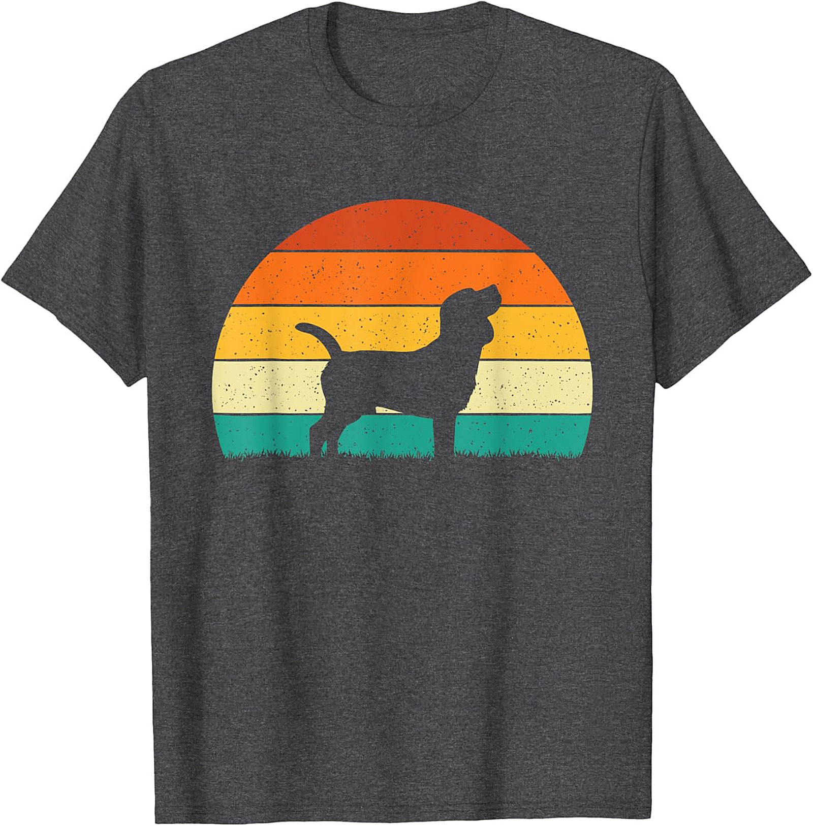 Vintage Beagle Sunset Graphic Tee | Retro Dog Lover Unisex Shirt
