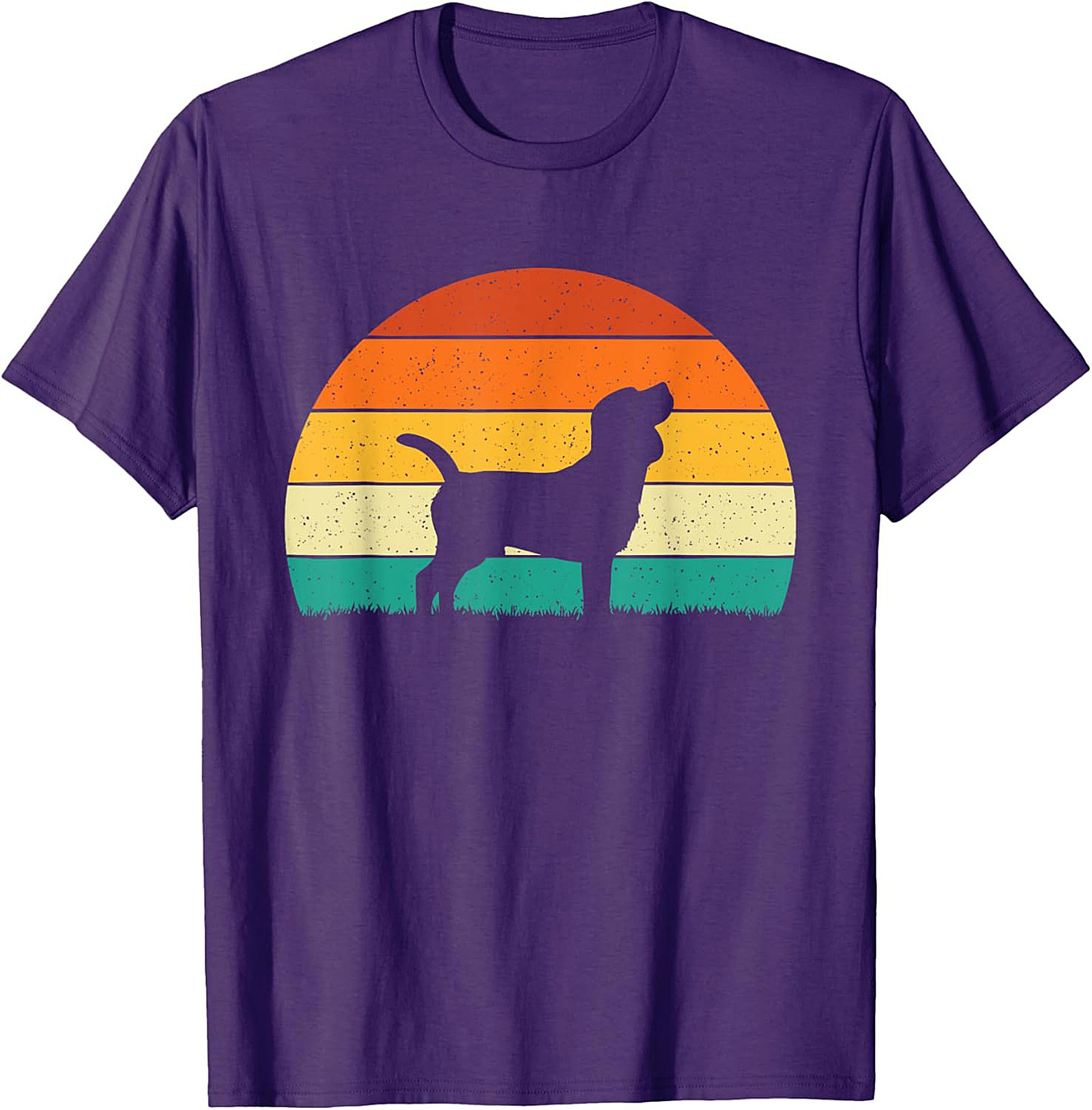 Vintage Beagle Sunset Graphic Tee | Retro Dog Lover Unisex Shirt