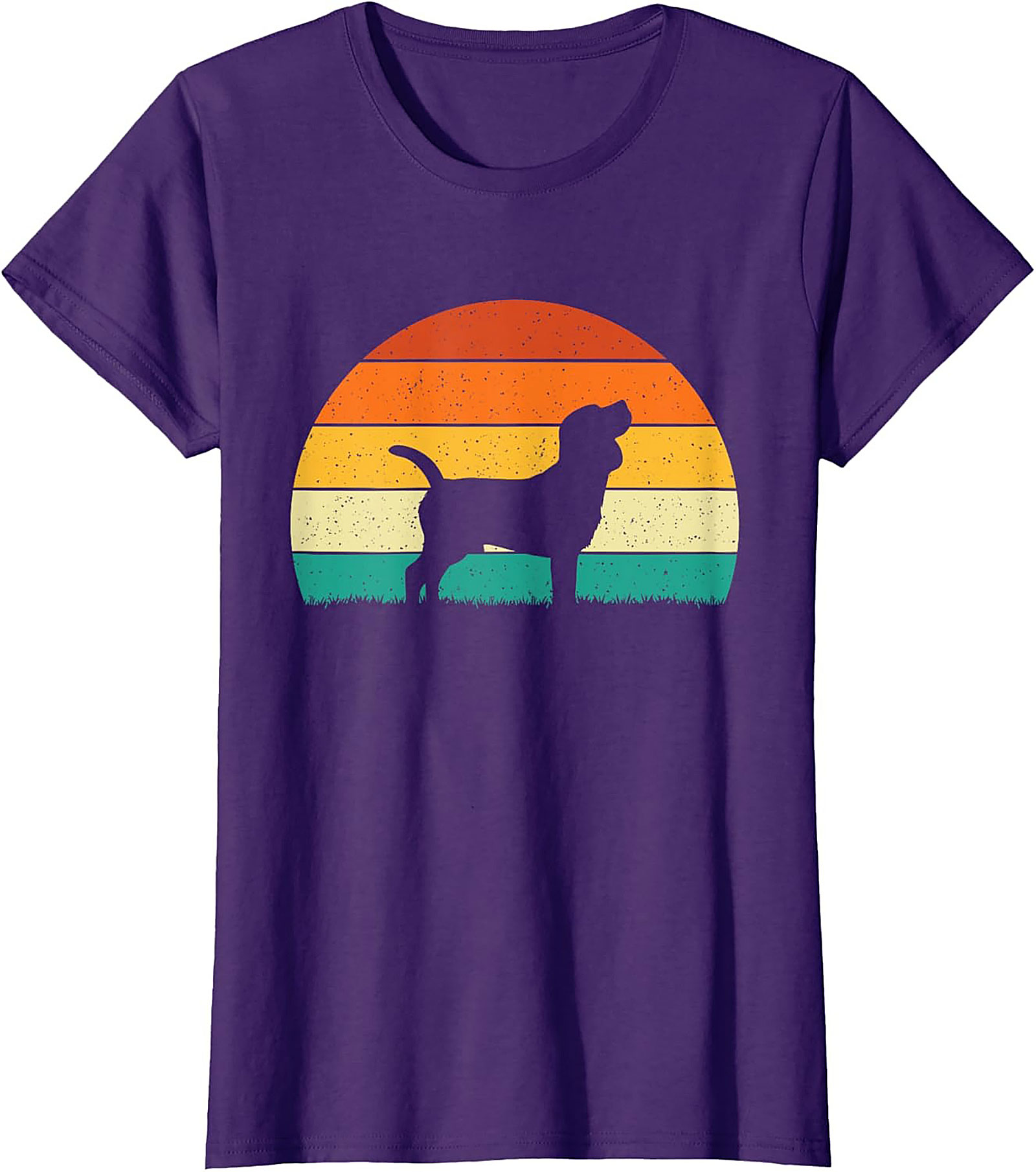 Vintage Beagle Sunset Graphic Tee | Retro Dog Lover Unisex Shirt