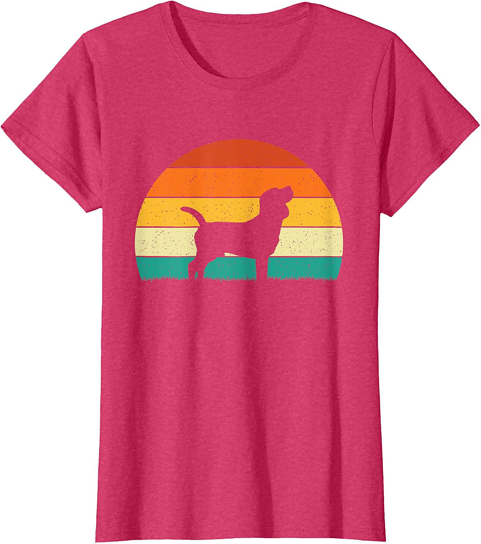 Vintage Beagle Sunset Graphic Tee | Retro Dog Lover Unisex Shirt