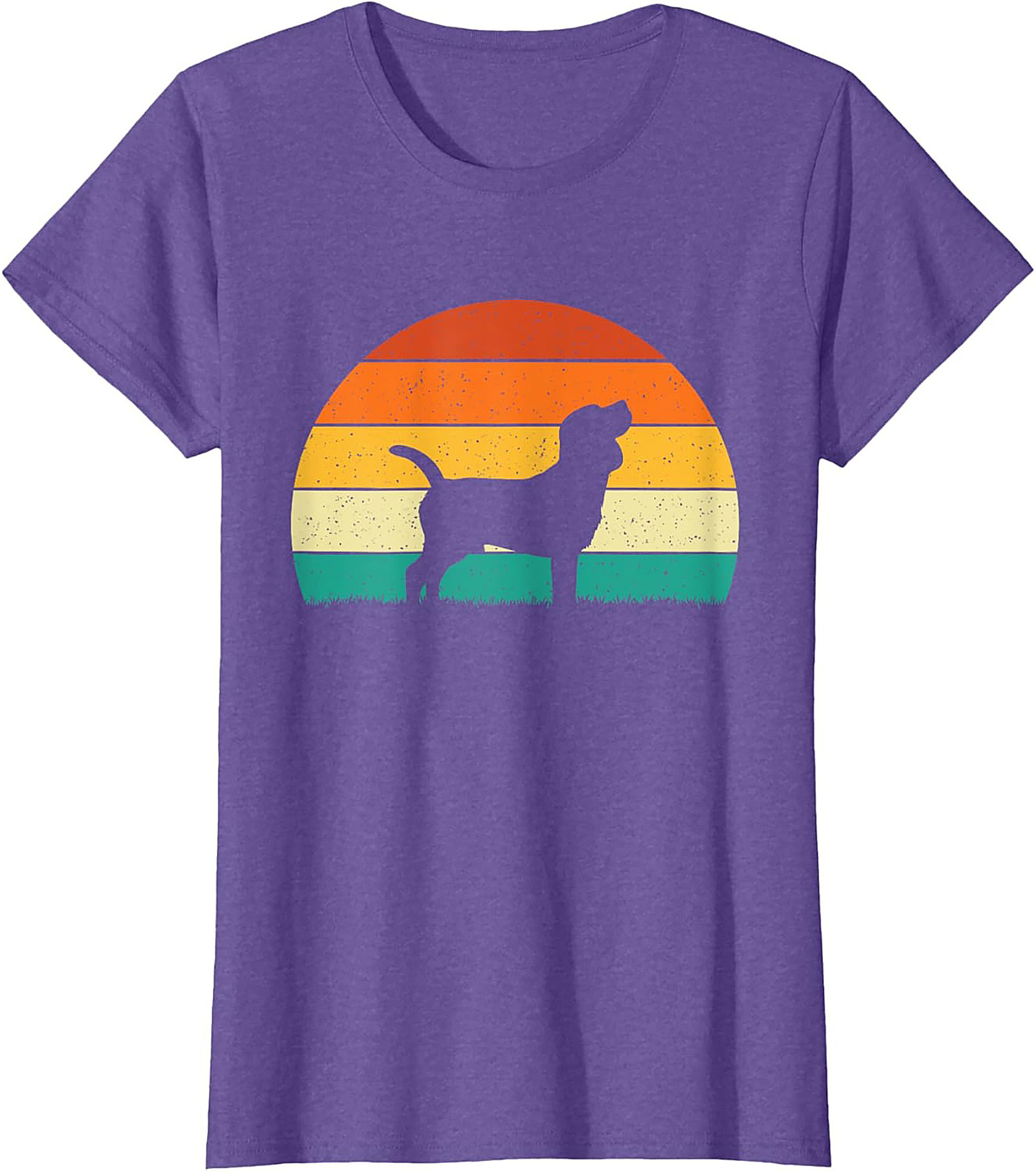 Vintage Beagle Sunset Graphic Tee | Retro Dog Lover Unisex Shirt