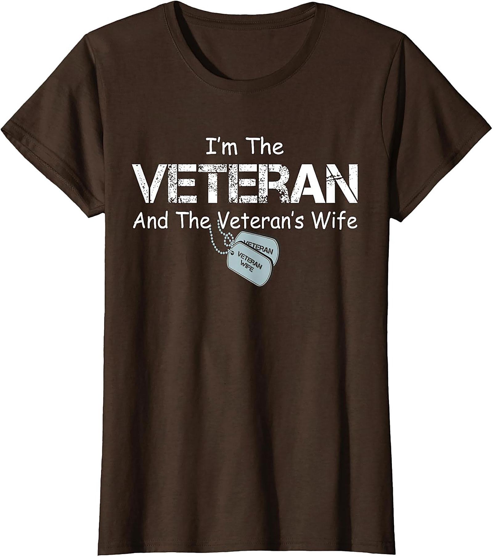 Veteran Wife T-Shirt | Funny Military Spouse Graphic Tee