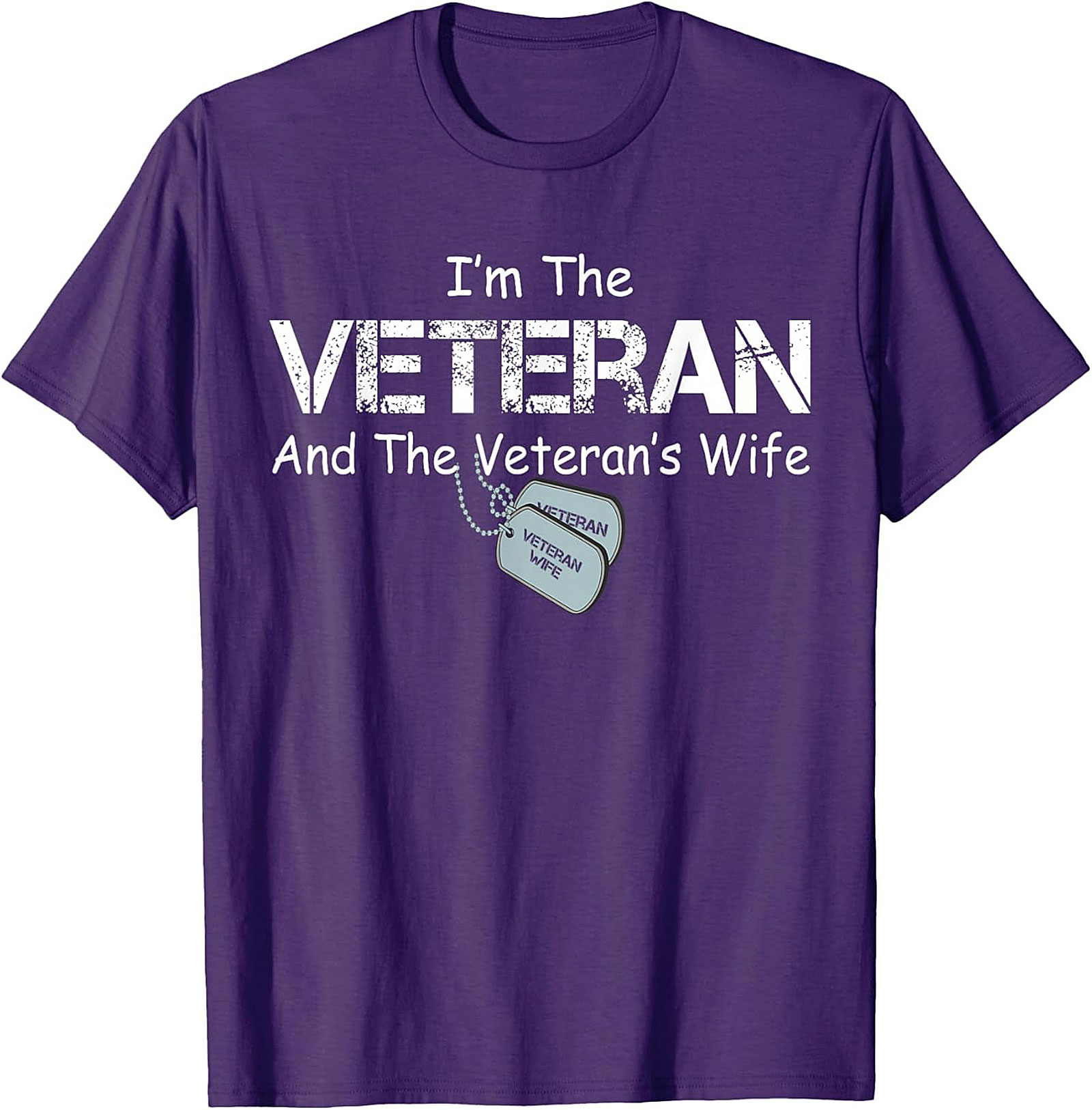 Veteran Wife T-Shirt | Funny Military Spouse Graphic Tee