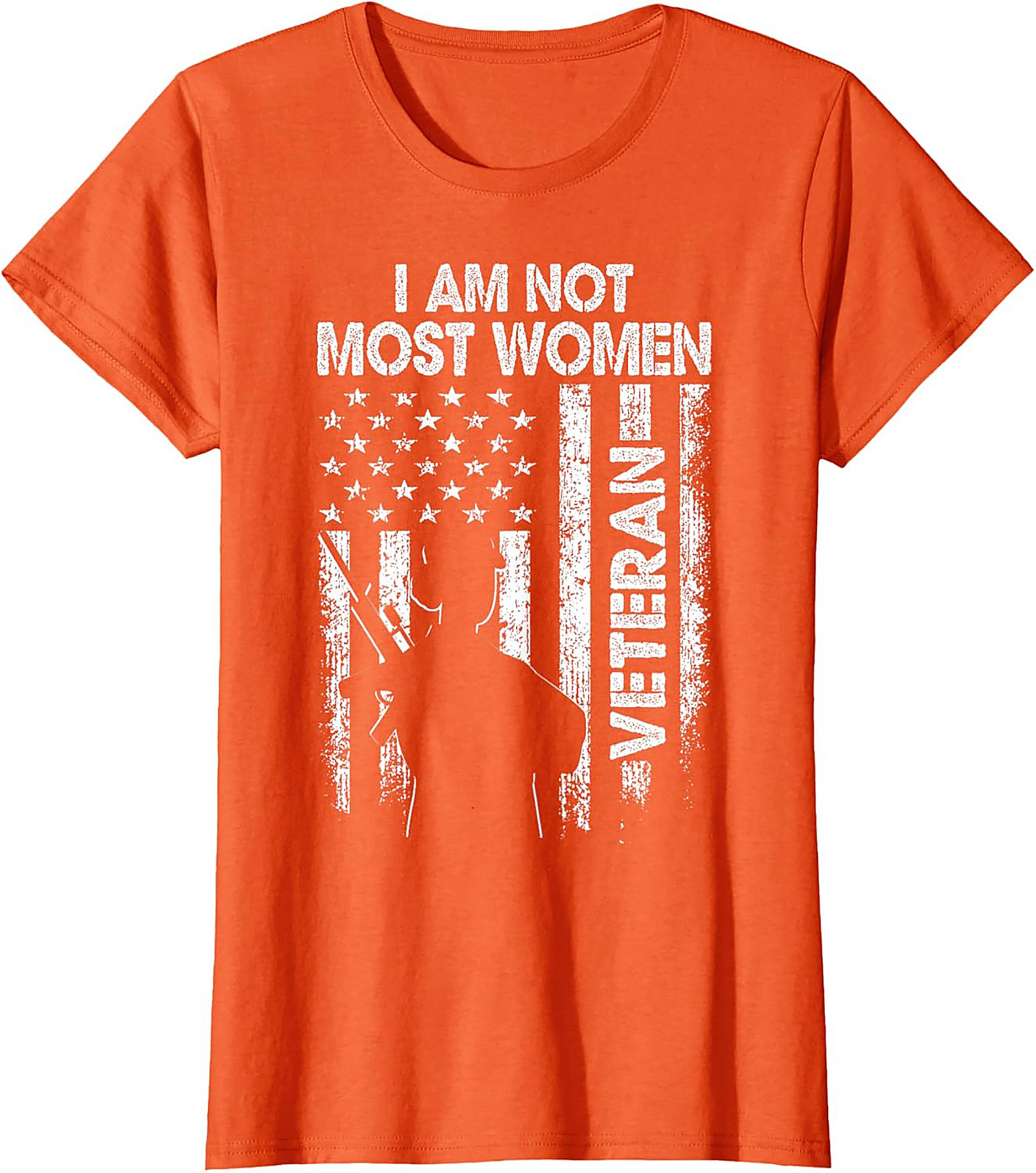 Female Veteran T-Shirt | I Am Not Most Women Graphic Tee