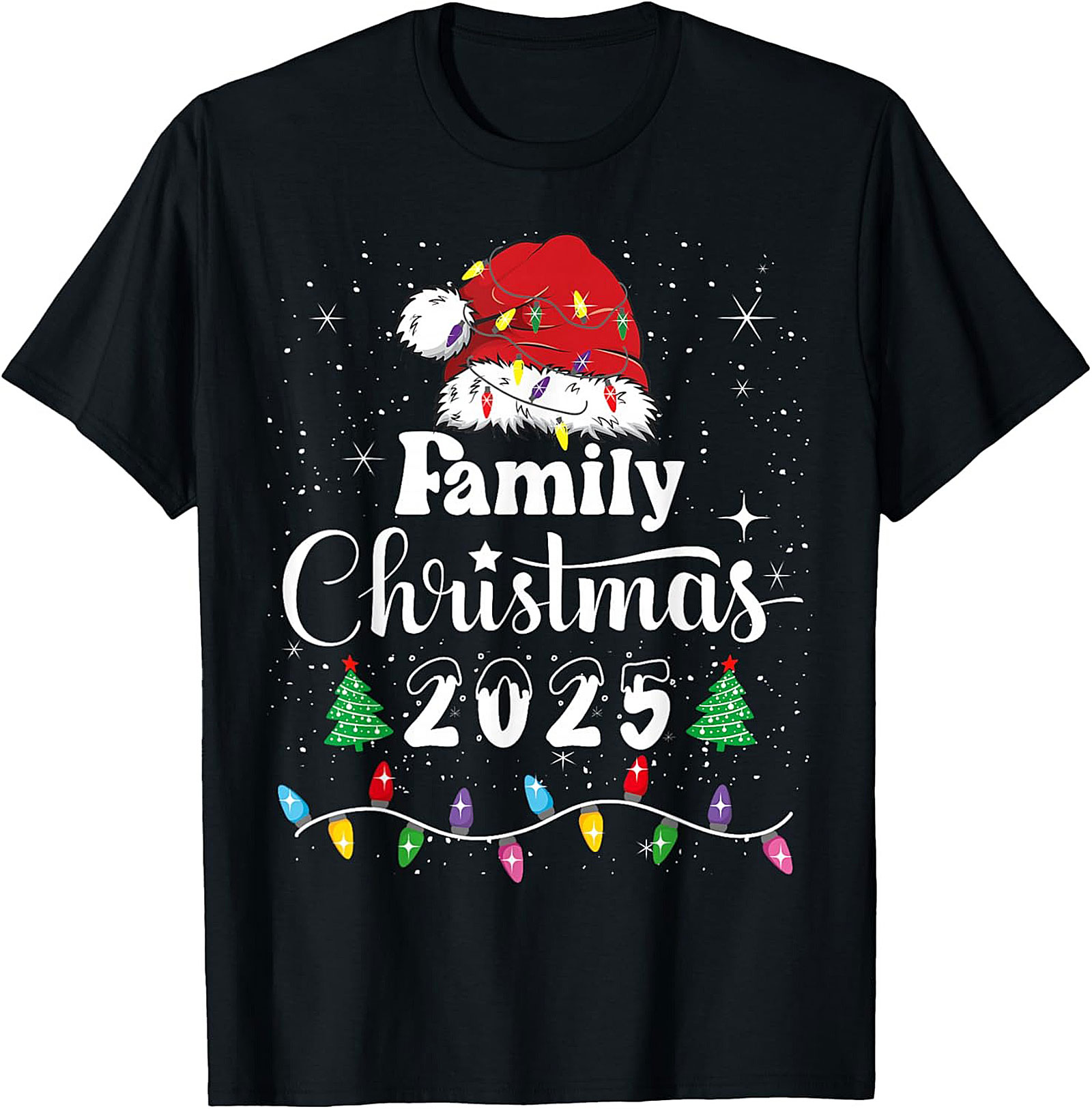 Family Christmas 2025 T-shirt Festive Matching Tee