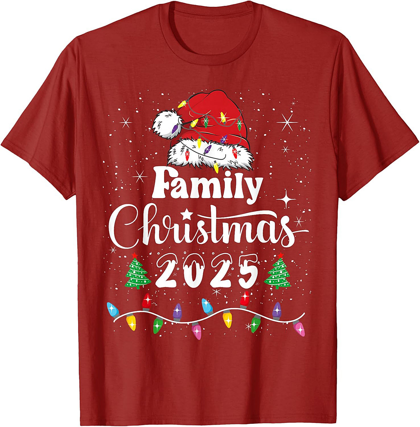 Family Christmas 2025 T-shirt Festive Matching Tee