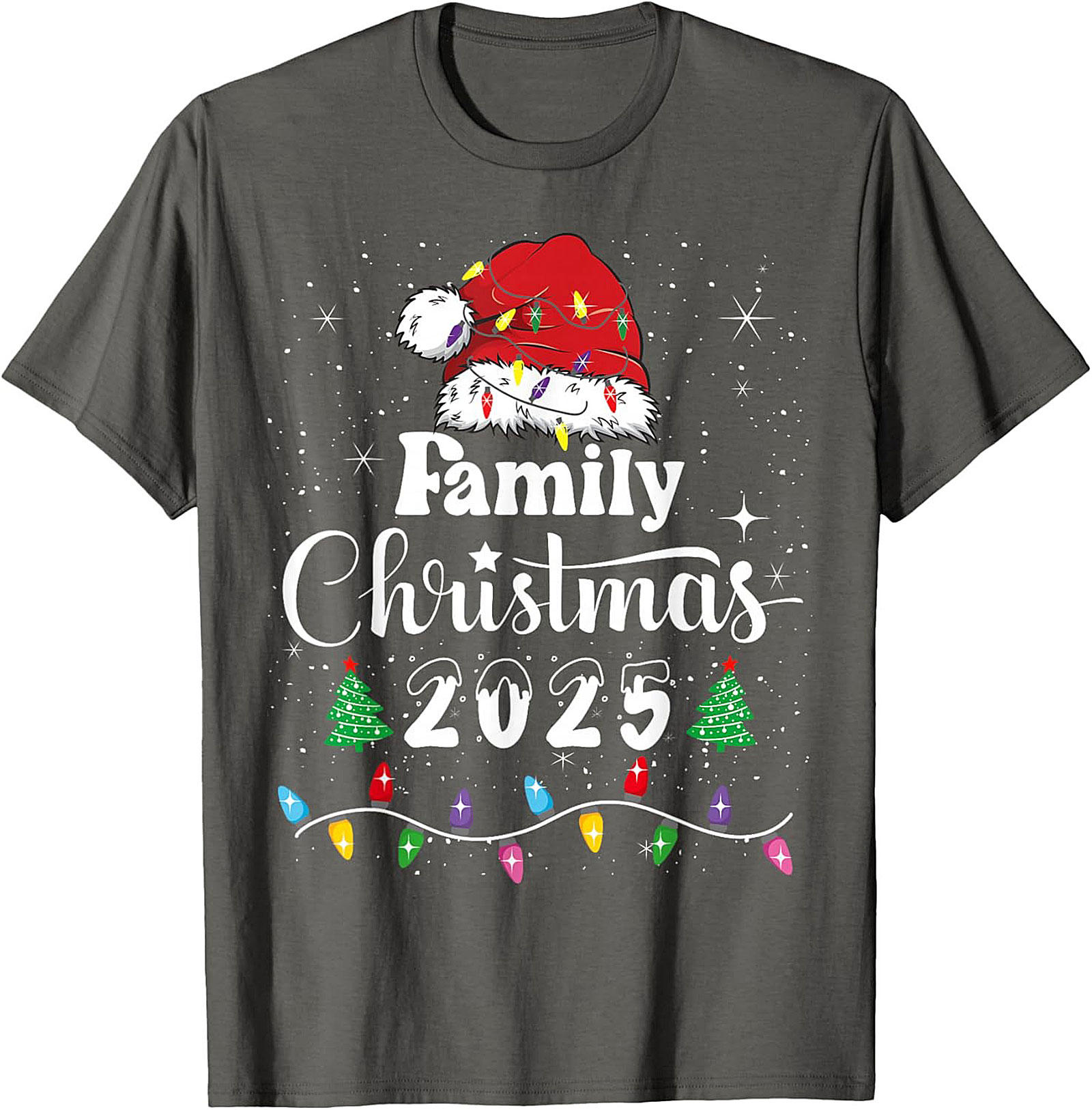 Family Christmas 2025 T-shirt Festive Matching Tee