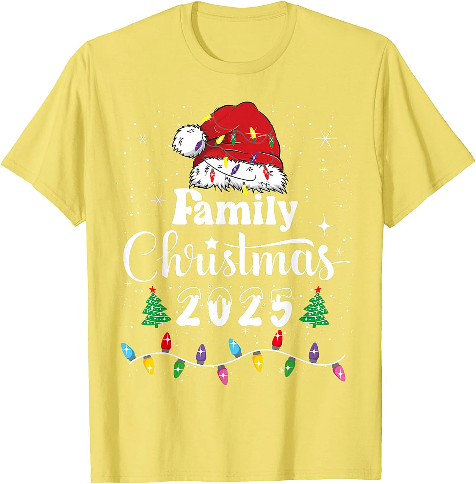 Family Christmas 2025 T-shirt Festive Matching Tee