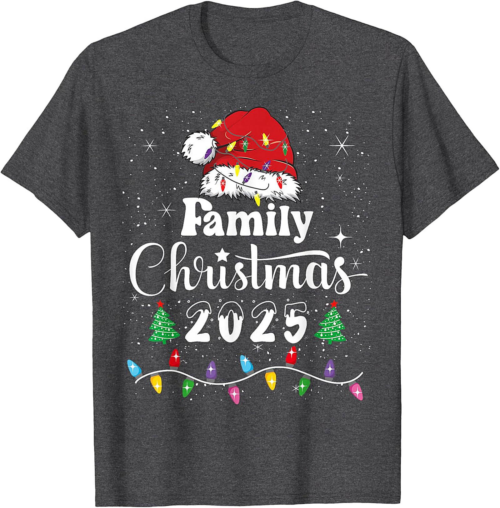 Family Christmas 2025 T-shirt Festive Matching Tee