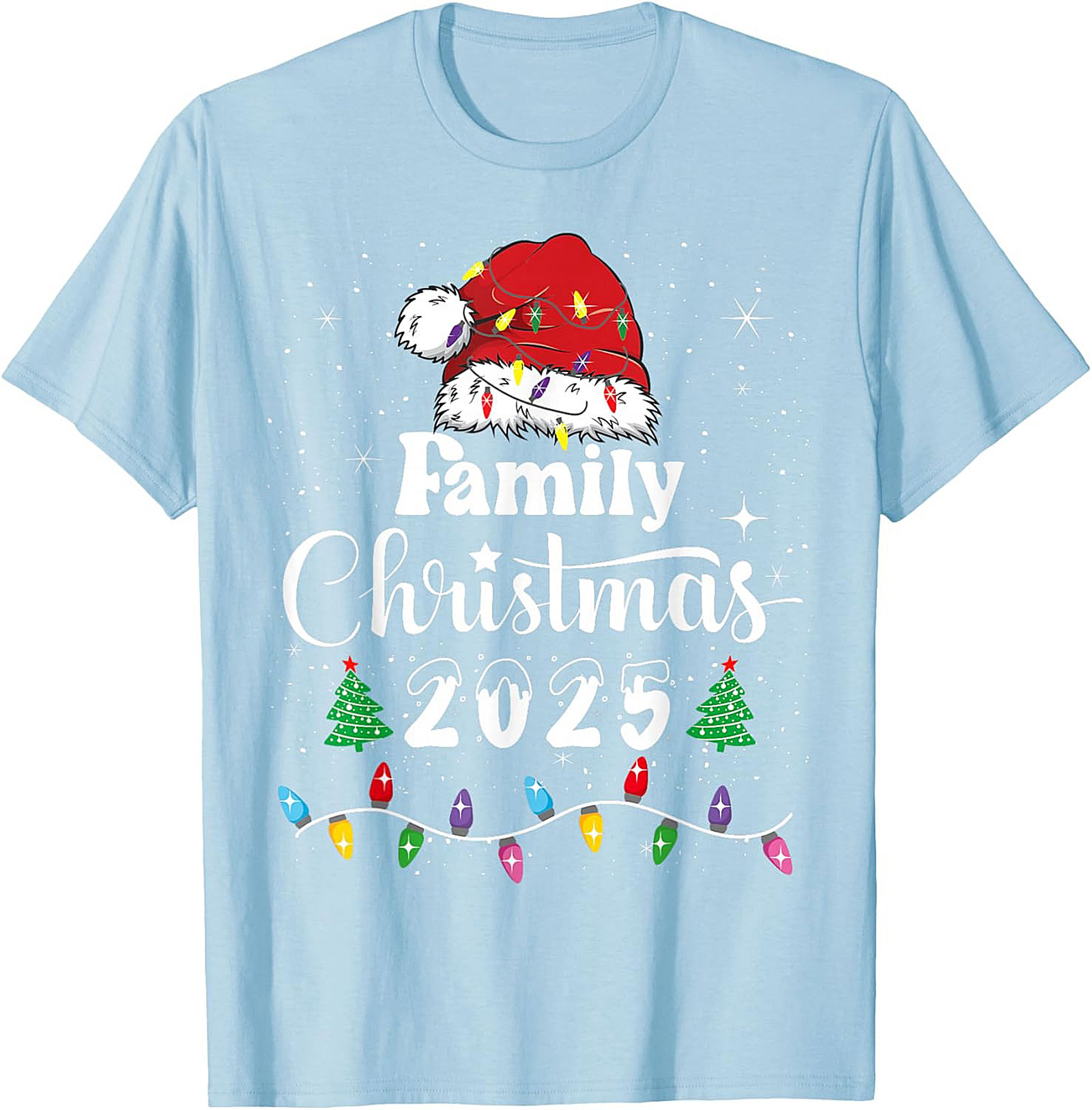 Family Christmas 2025 T-shirt Festive Matching Tee
