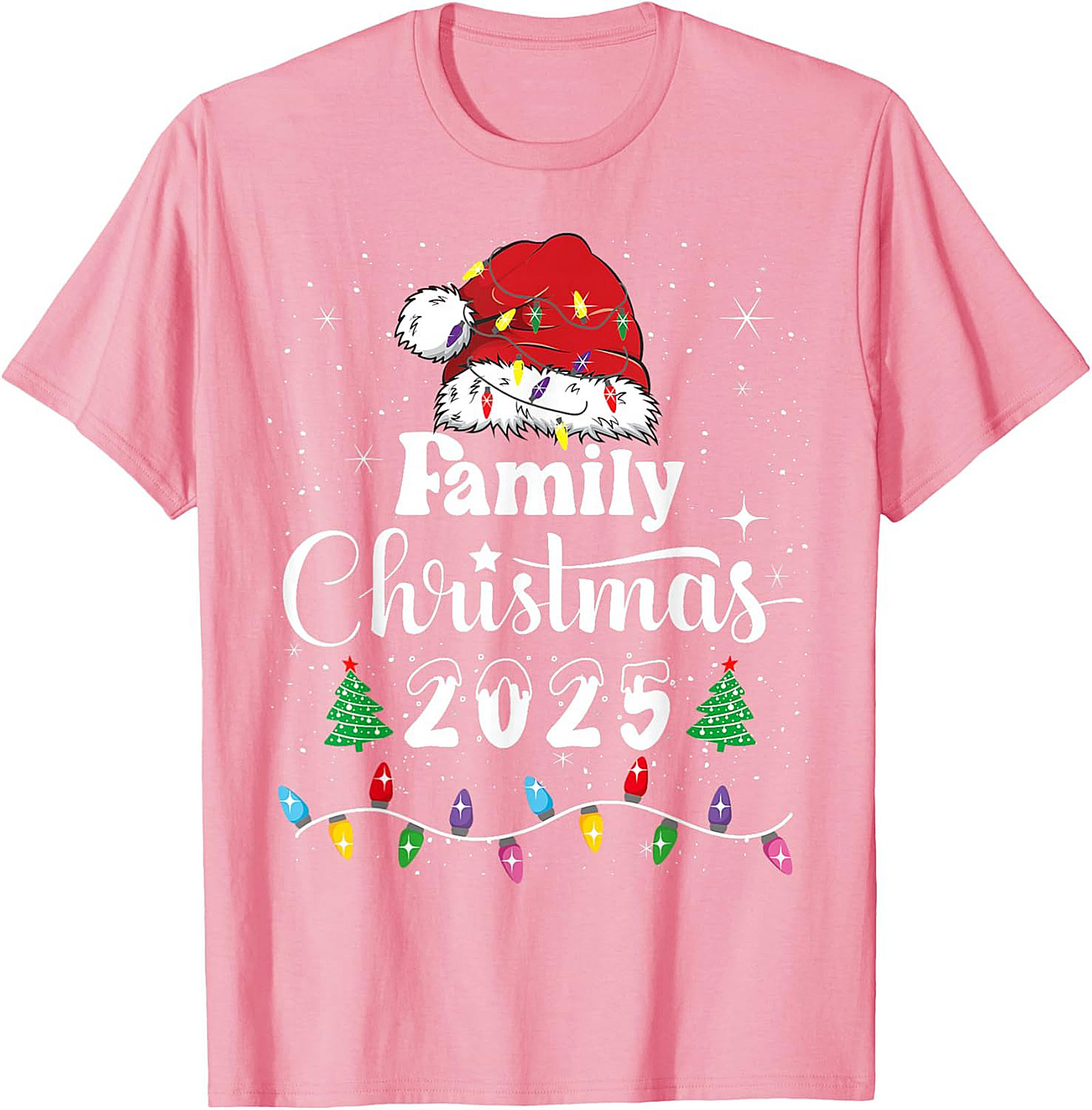 Family Christmas 2025 T-shirt Festive Matching Tee