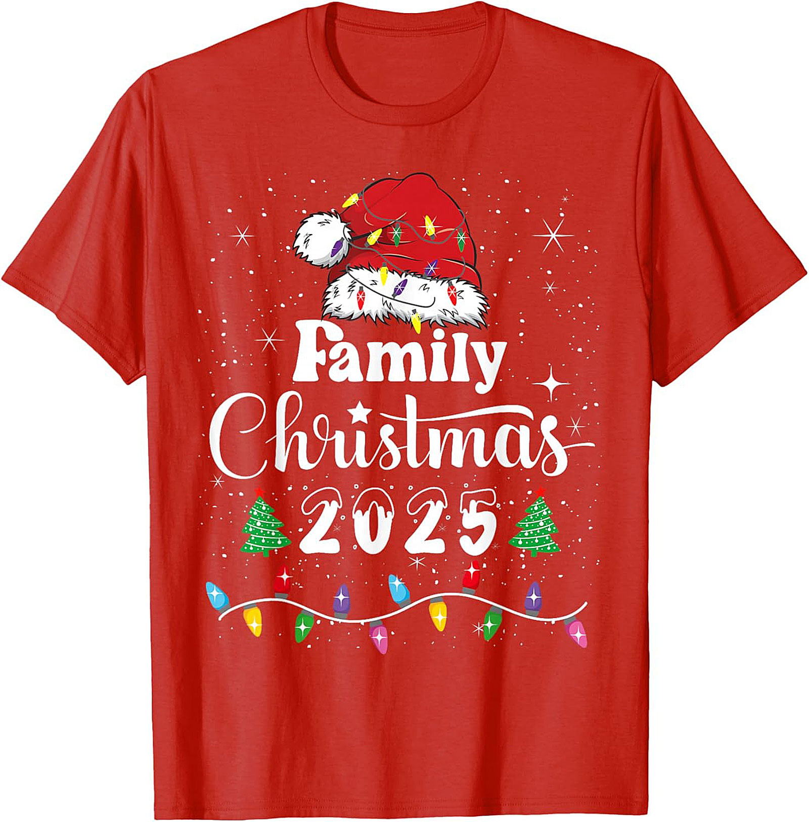 Family Christmas 2025 T-shirt Festive Matching Tee