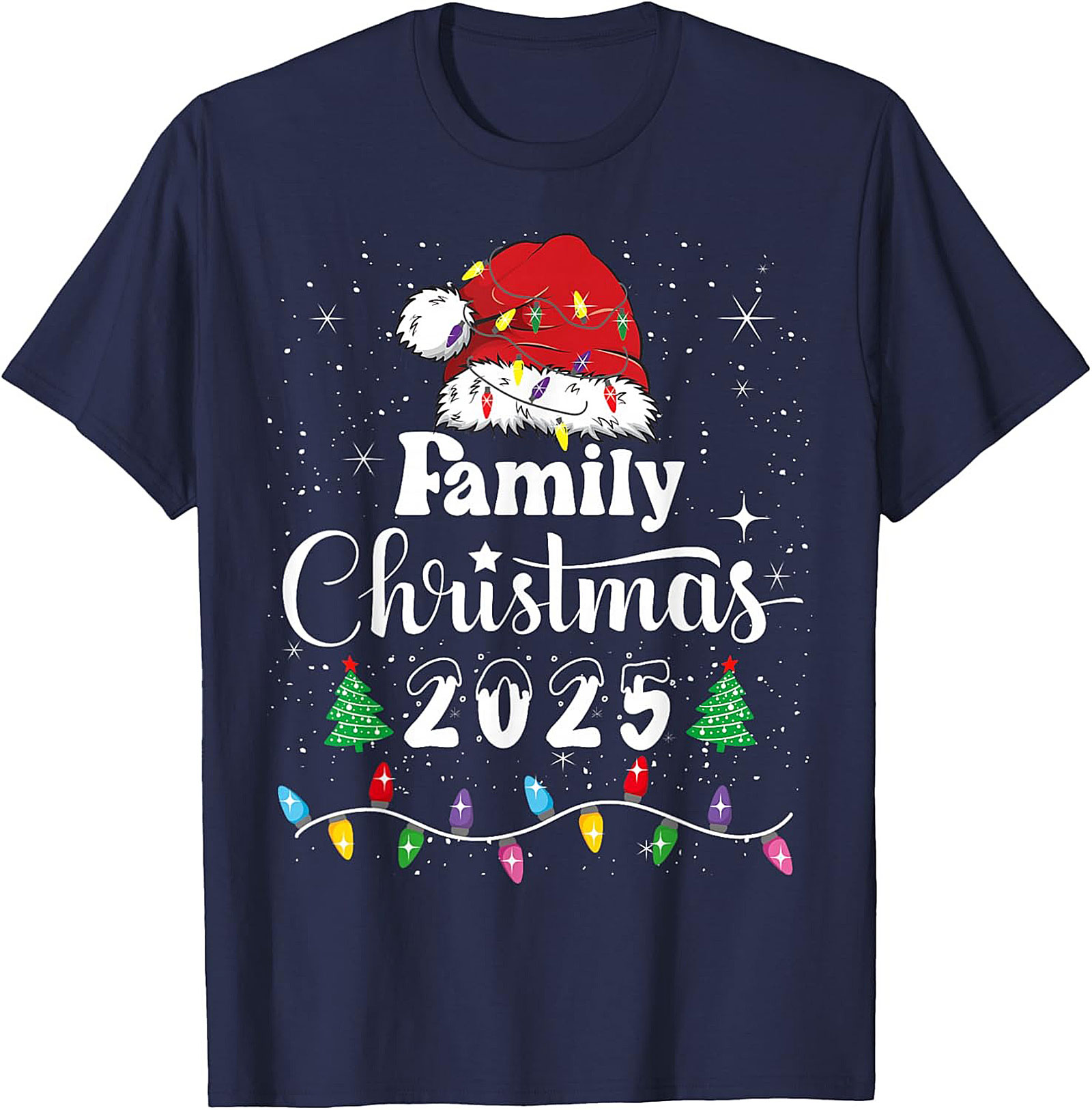 Family Christmas 2025 T-shirt Festive Matching Tee