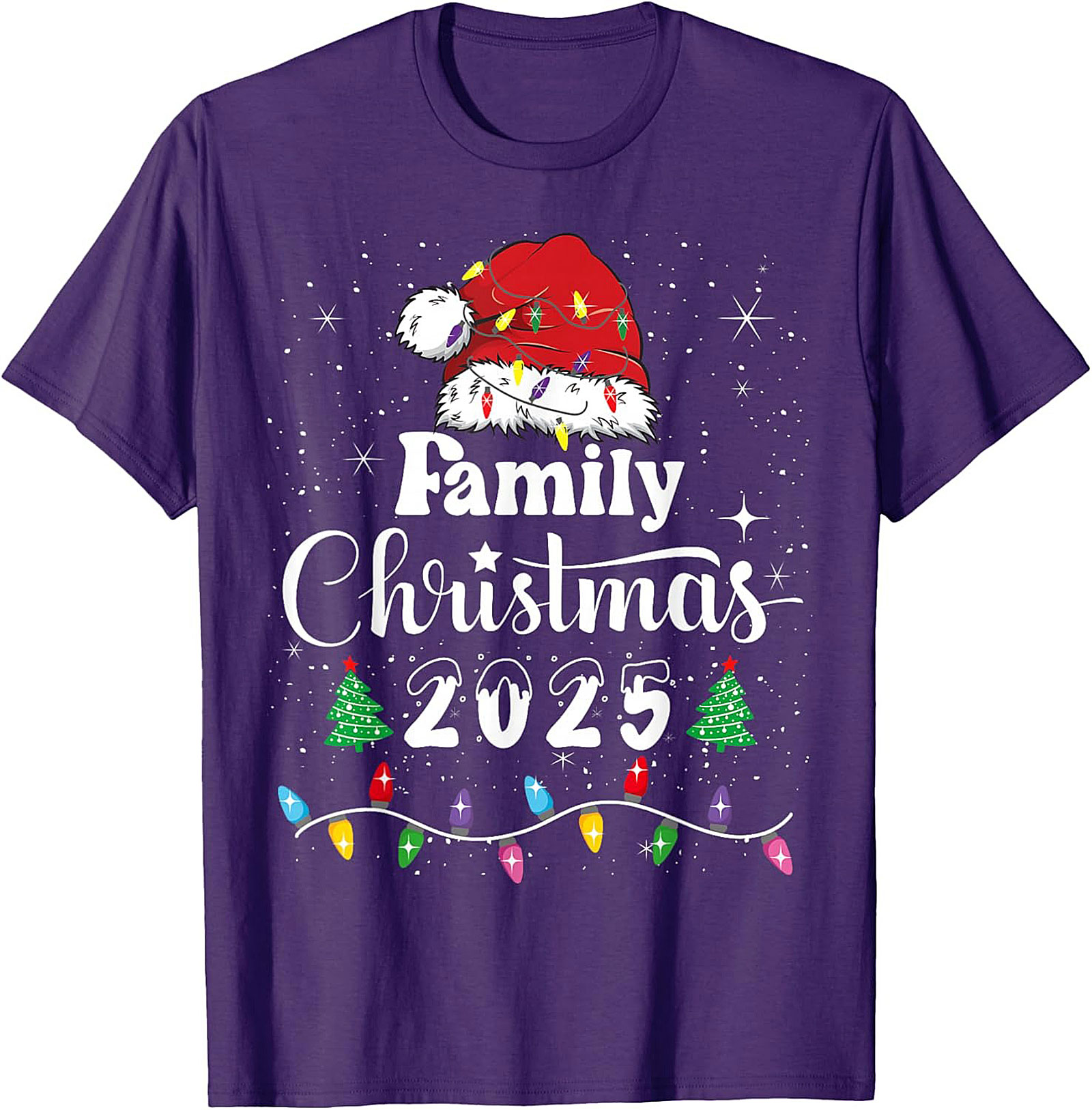 Family Christmas 2025 T-shirt Festive Matching Tee