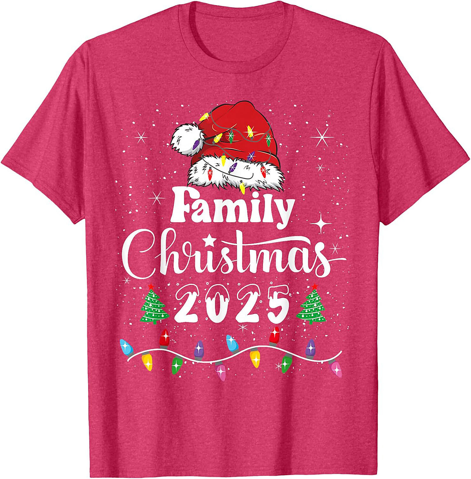 Family Christmas 2025 T-shirt Festive Matching Tee