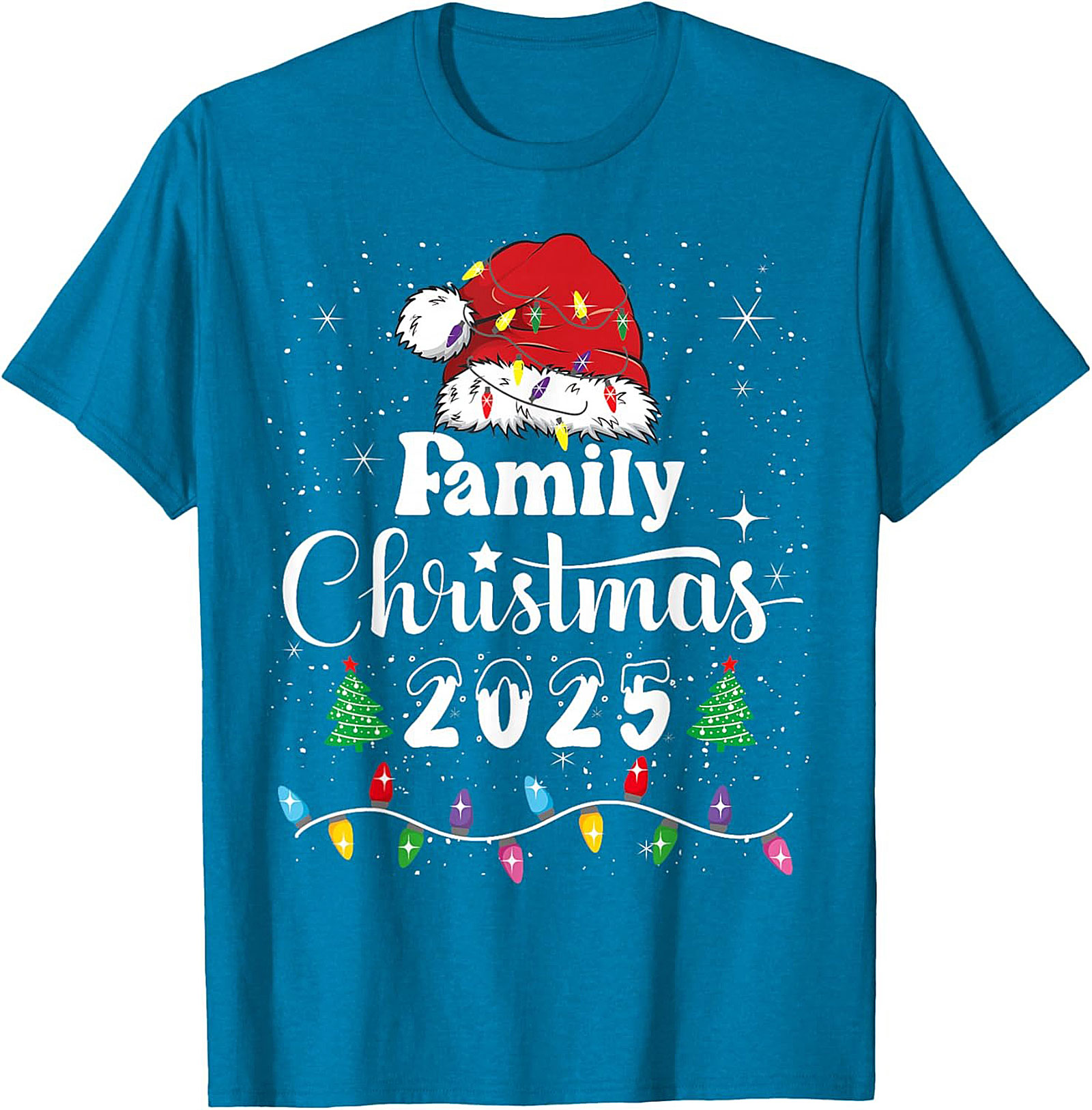 Family Christmas 2025 T-shirt Festive Matching Tee
