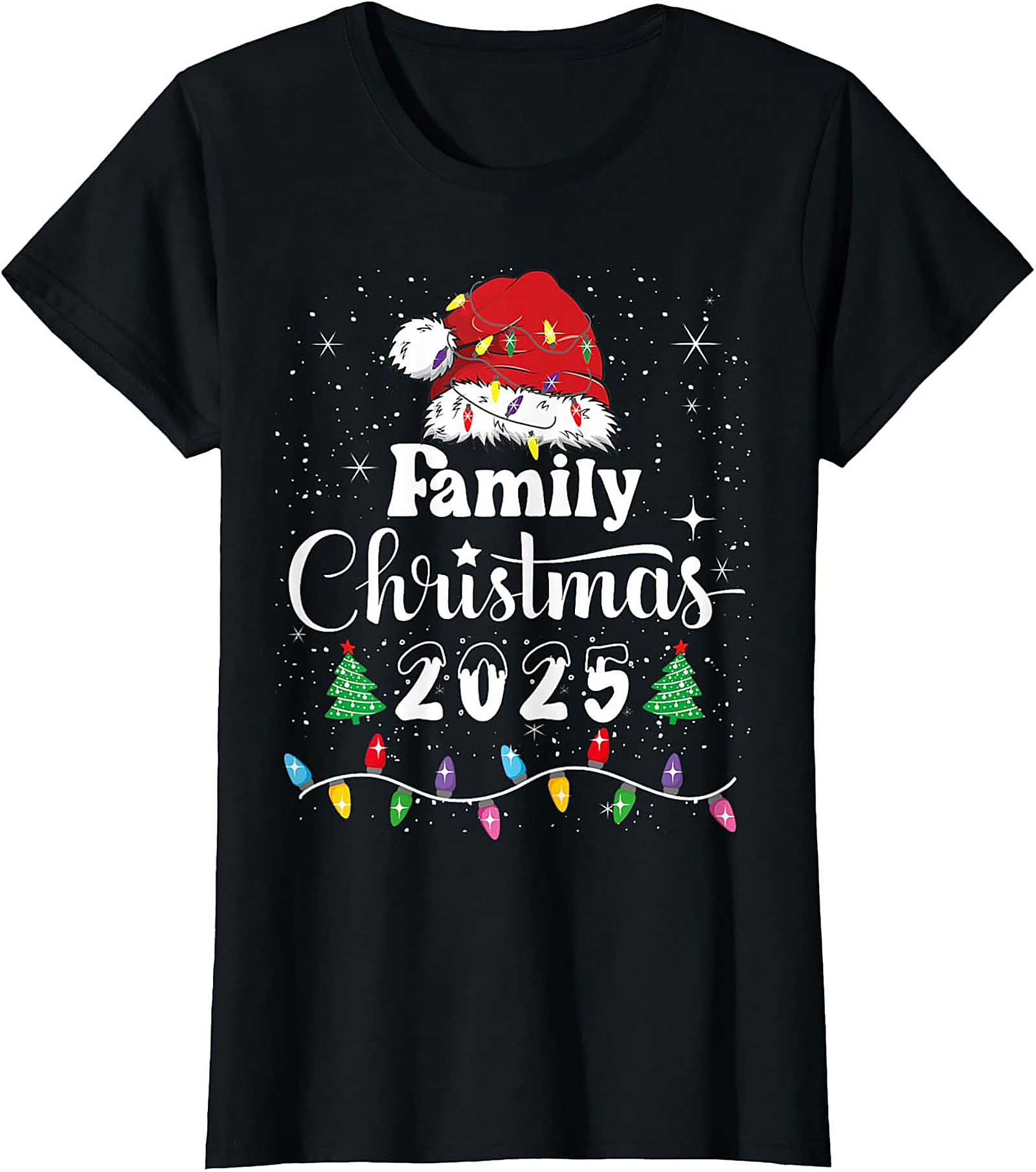 Family Christmas 2025 T-shirt Festive Matching Tee