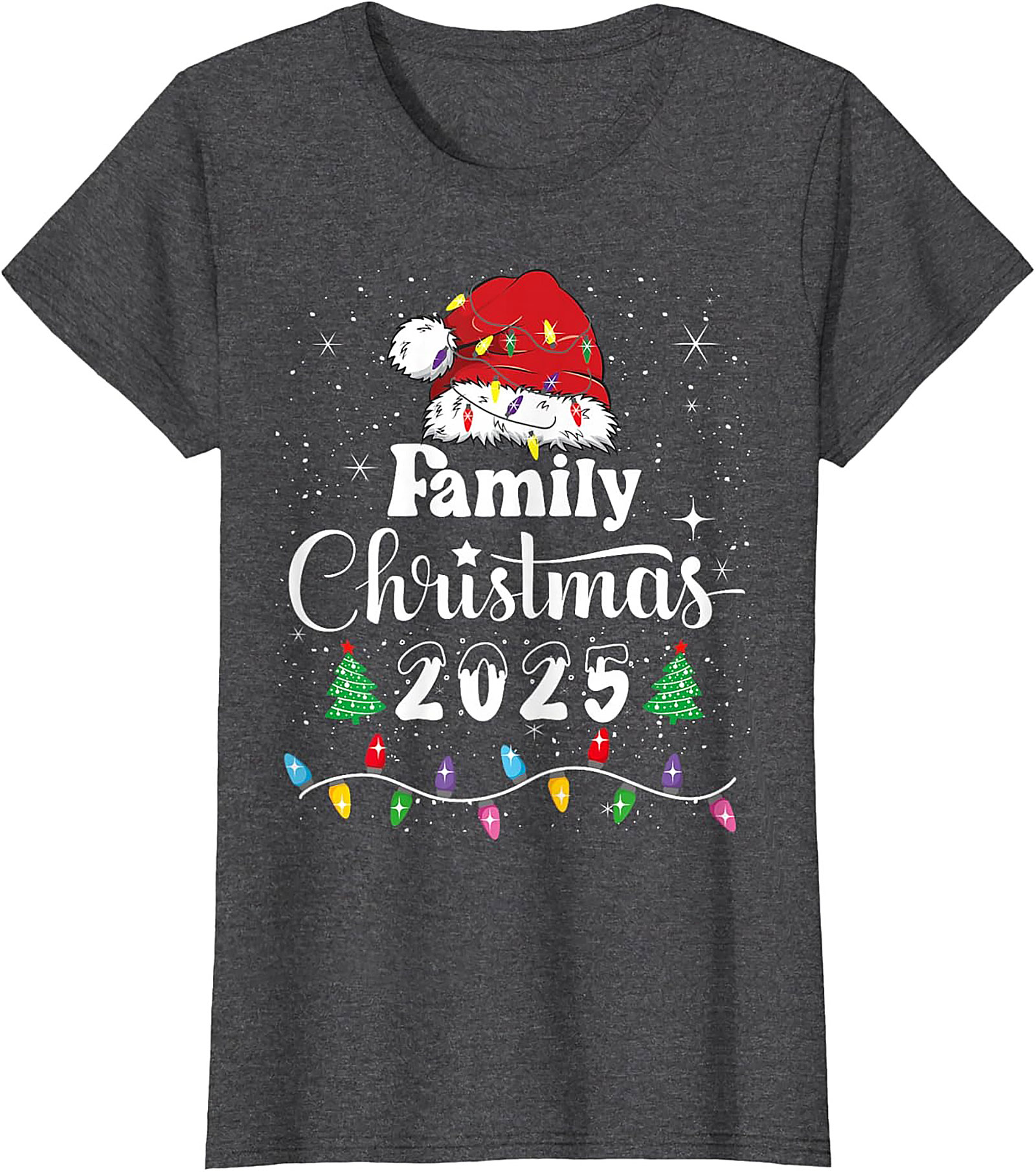 Family Christmas 2025 T-shirt Festive Matching Tee