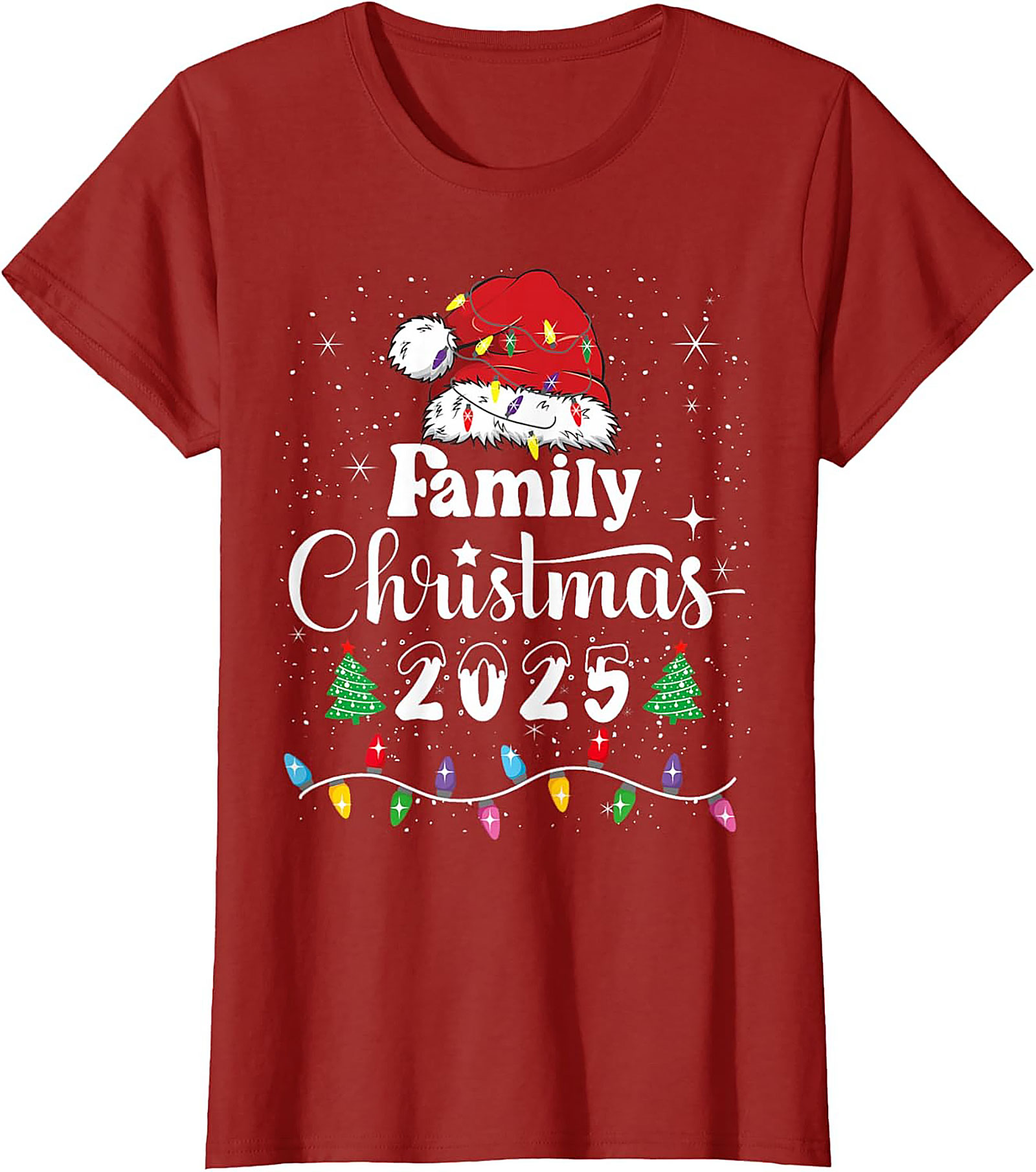 Family Christmas 2025 T-shirt Festive Matching Tee