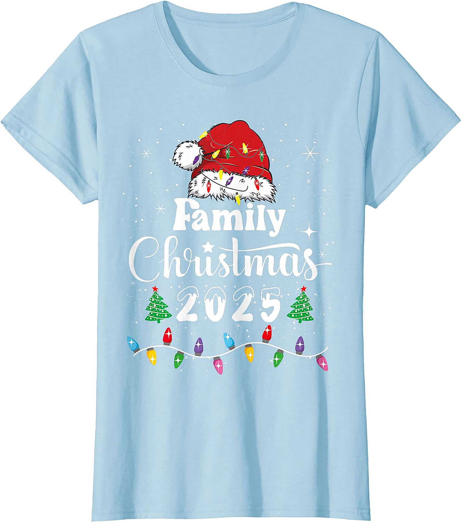 Family Christmas 2025 T-shirt Festive Matching Tee
