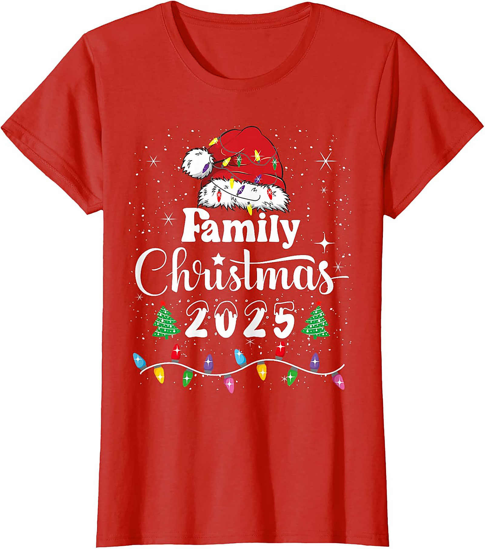 Family Christmas 2025 T-shirt Festive Matching Tee