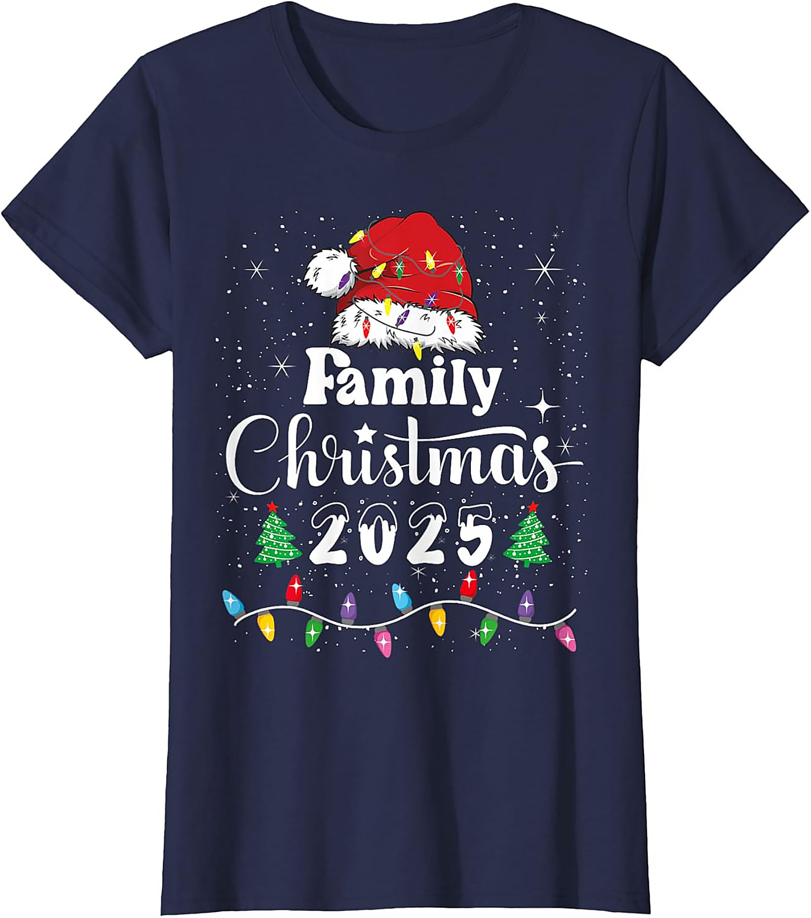 Family Christmas 2025 T-shirt Festive Matching Tee
