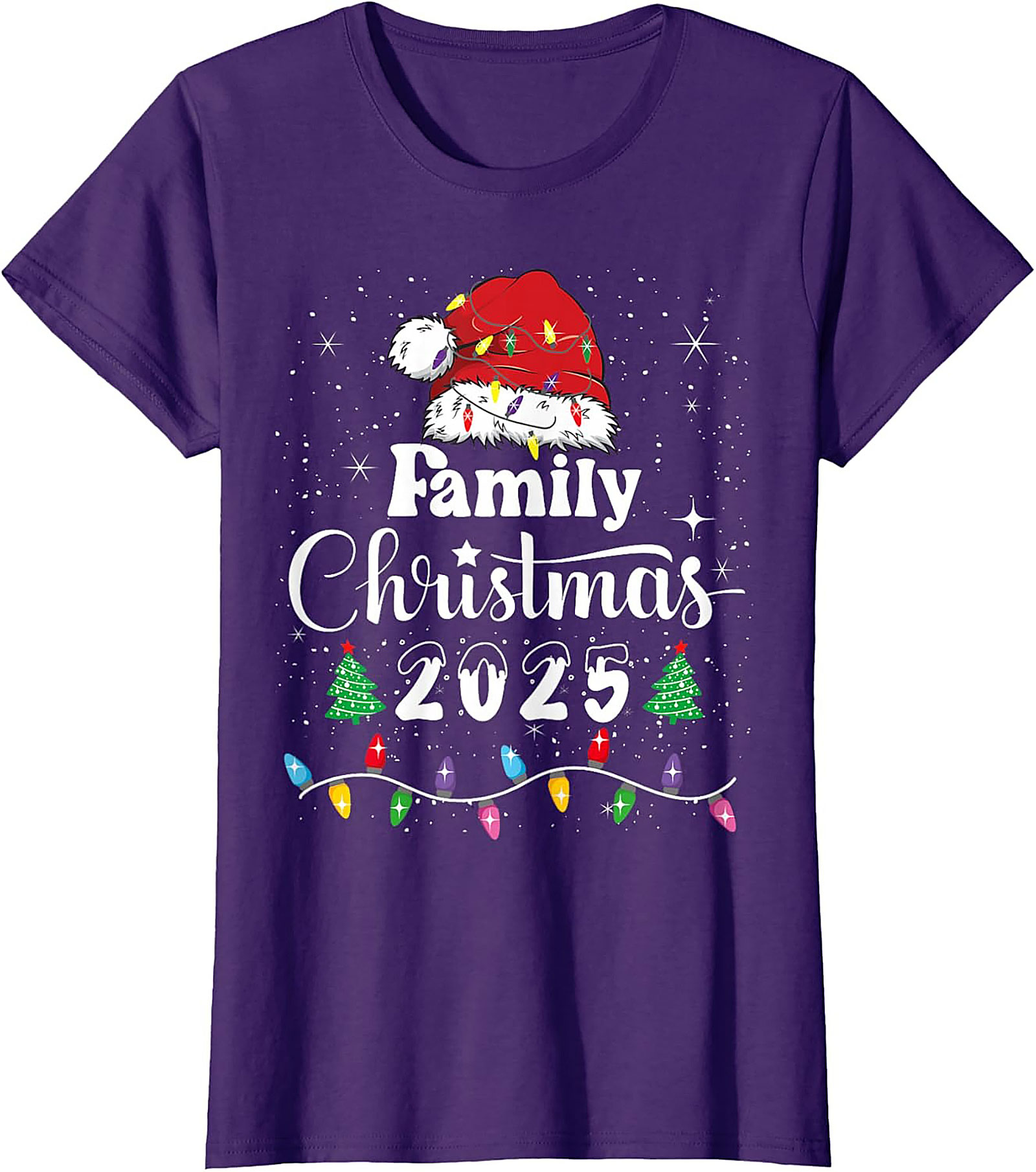 Family Christmas 2025 T-shirt Festive Matching Tee