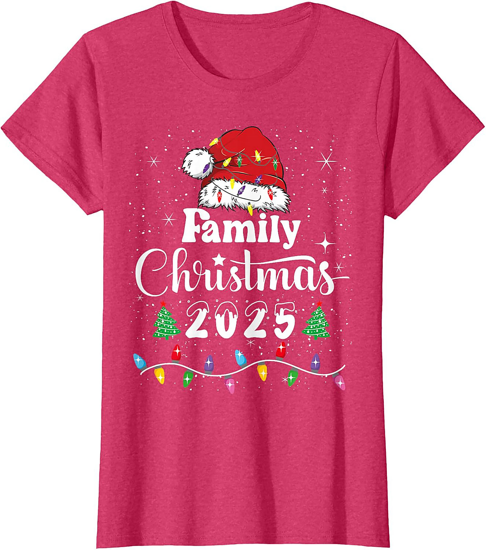Family Christmas 2025 T-shirt Festive Matching Tee