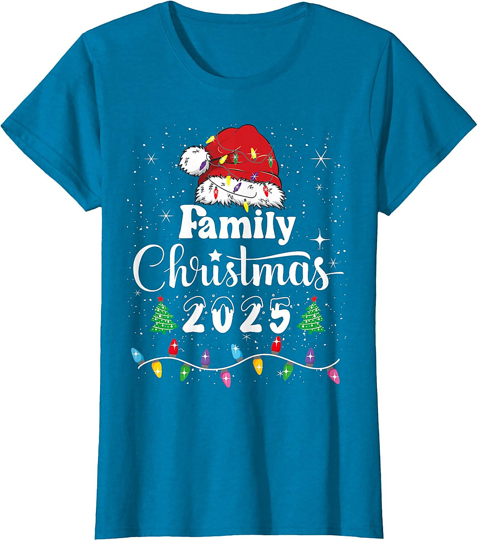 Family Christmas 2025 T-shirt Festive Matching Tee