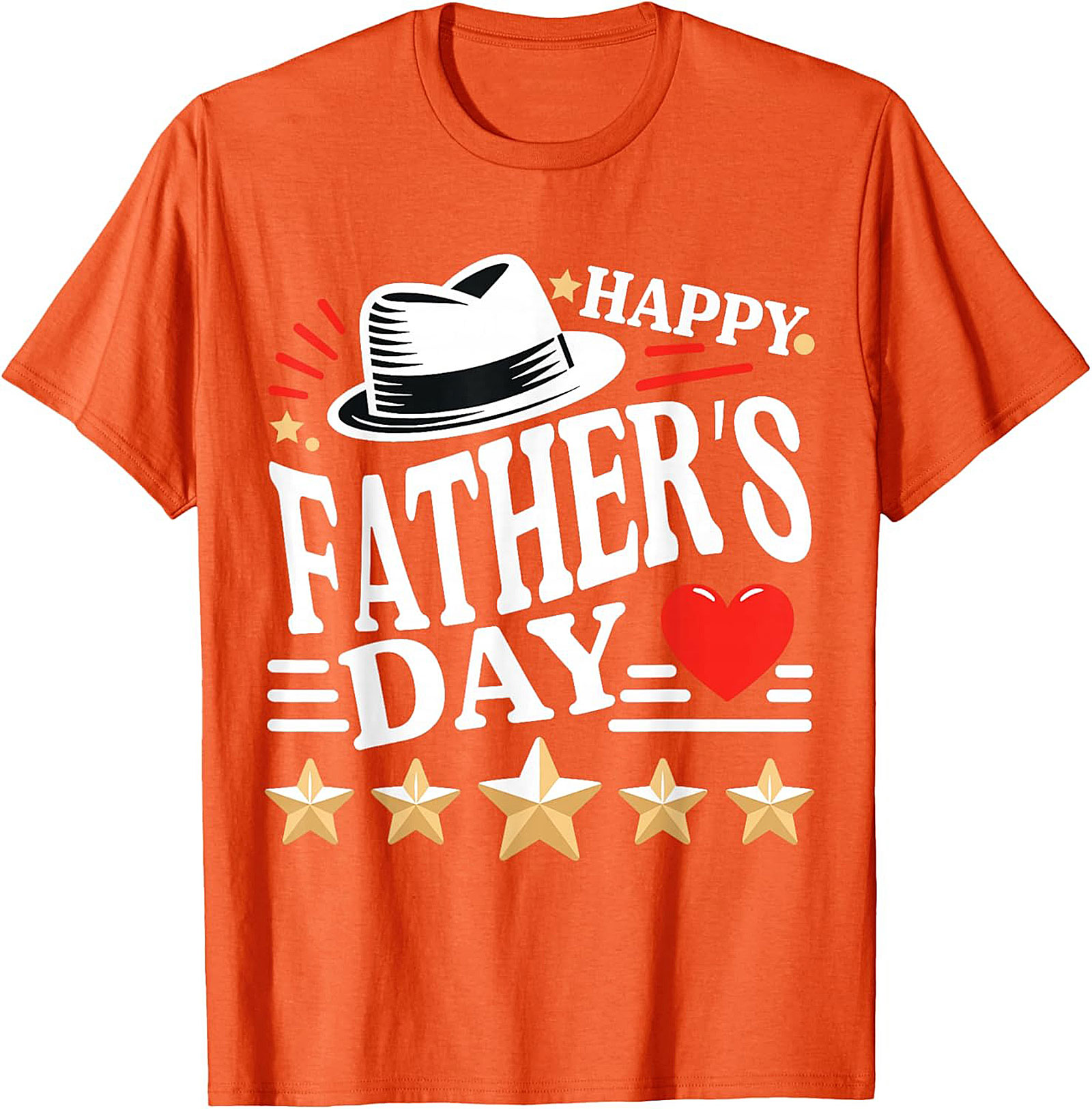 Happy Father's Day T-shirt 5-Star Dad Graphic Tee