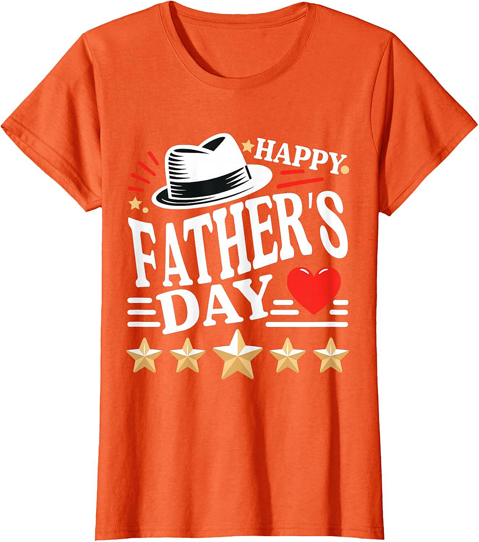 Happy Father's Day T-shirt 5-Star Dad Graphic Tee