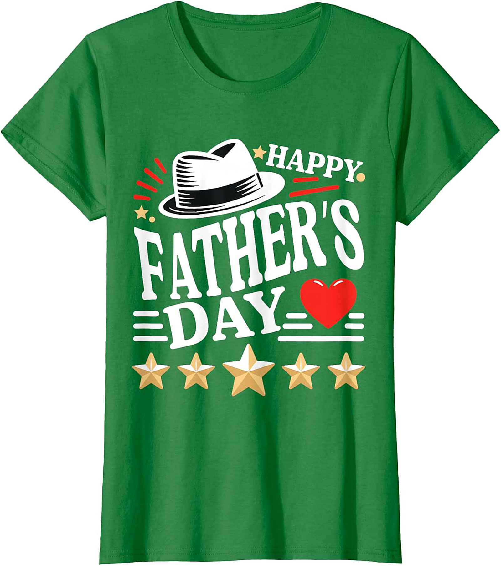 Happy Father's Day T-shirt 5-Star Dad Graphic Tee