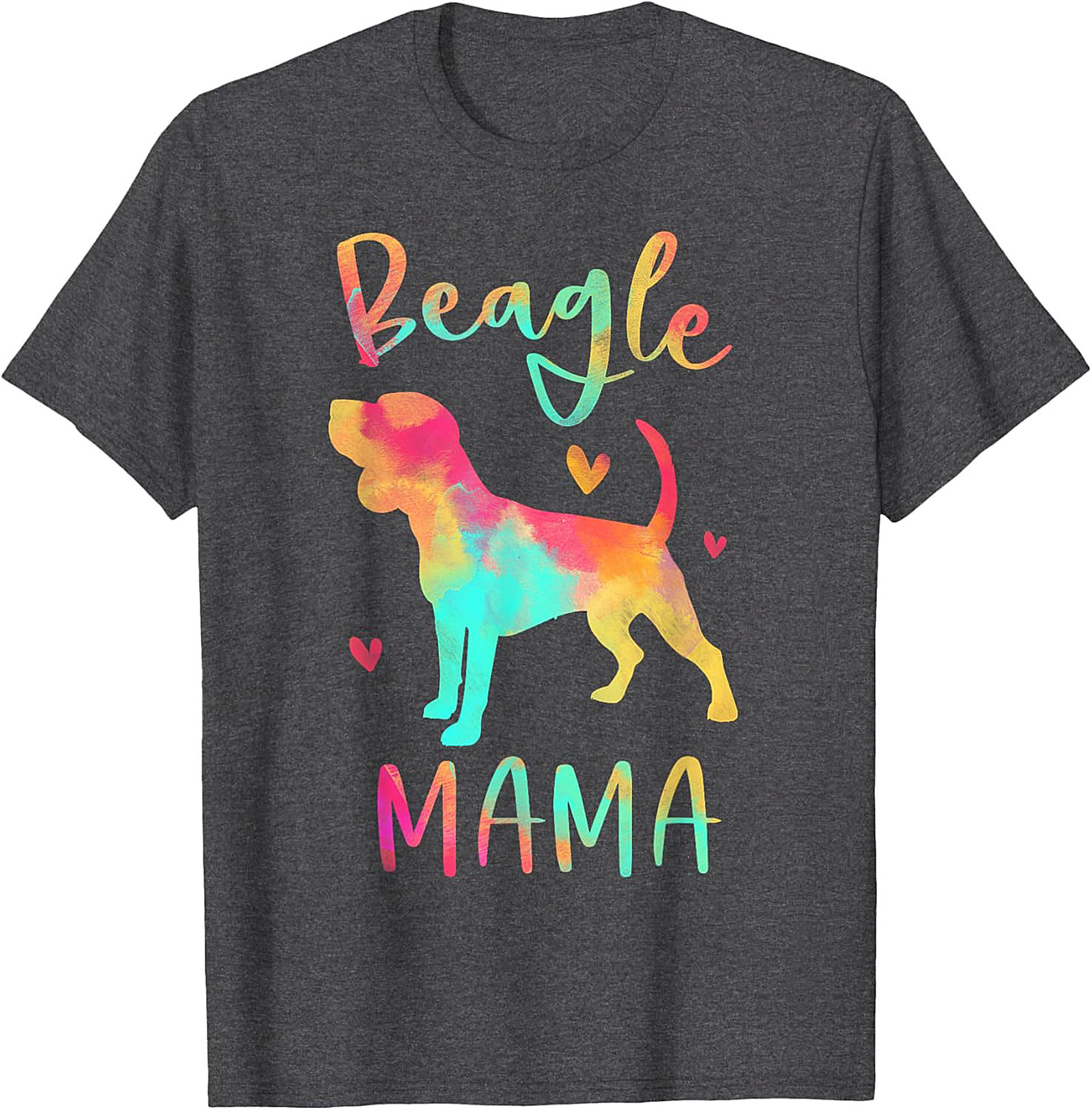 Watercolor Beagle Mama T-Shirt – Vibrant Dog Lover Graphic Tee