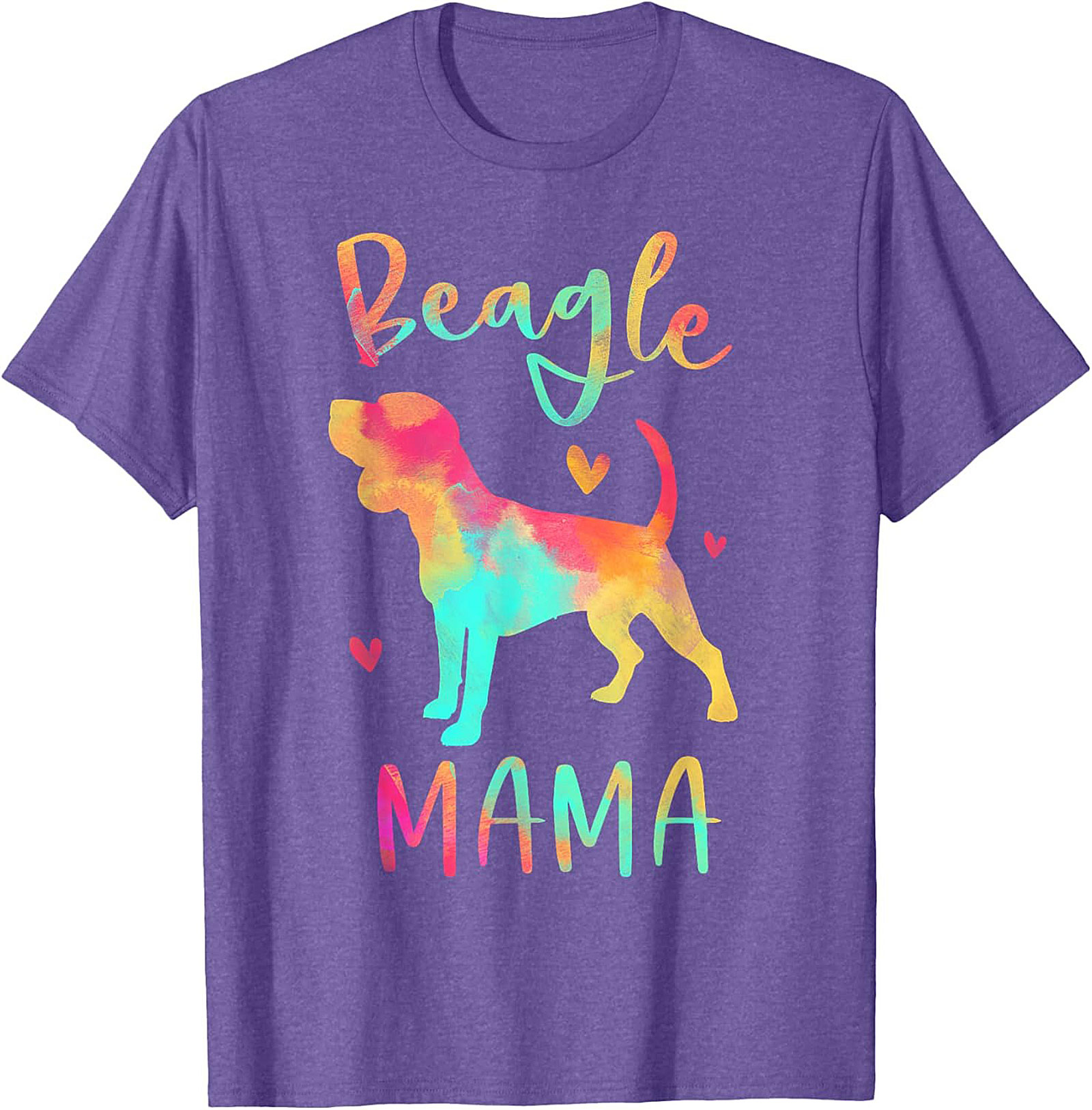 Watercolor Beagle Mama T-Shirt – Vibrant Dog Lover Graphic Tee