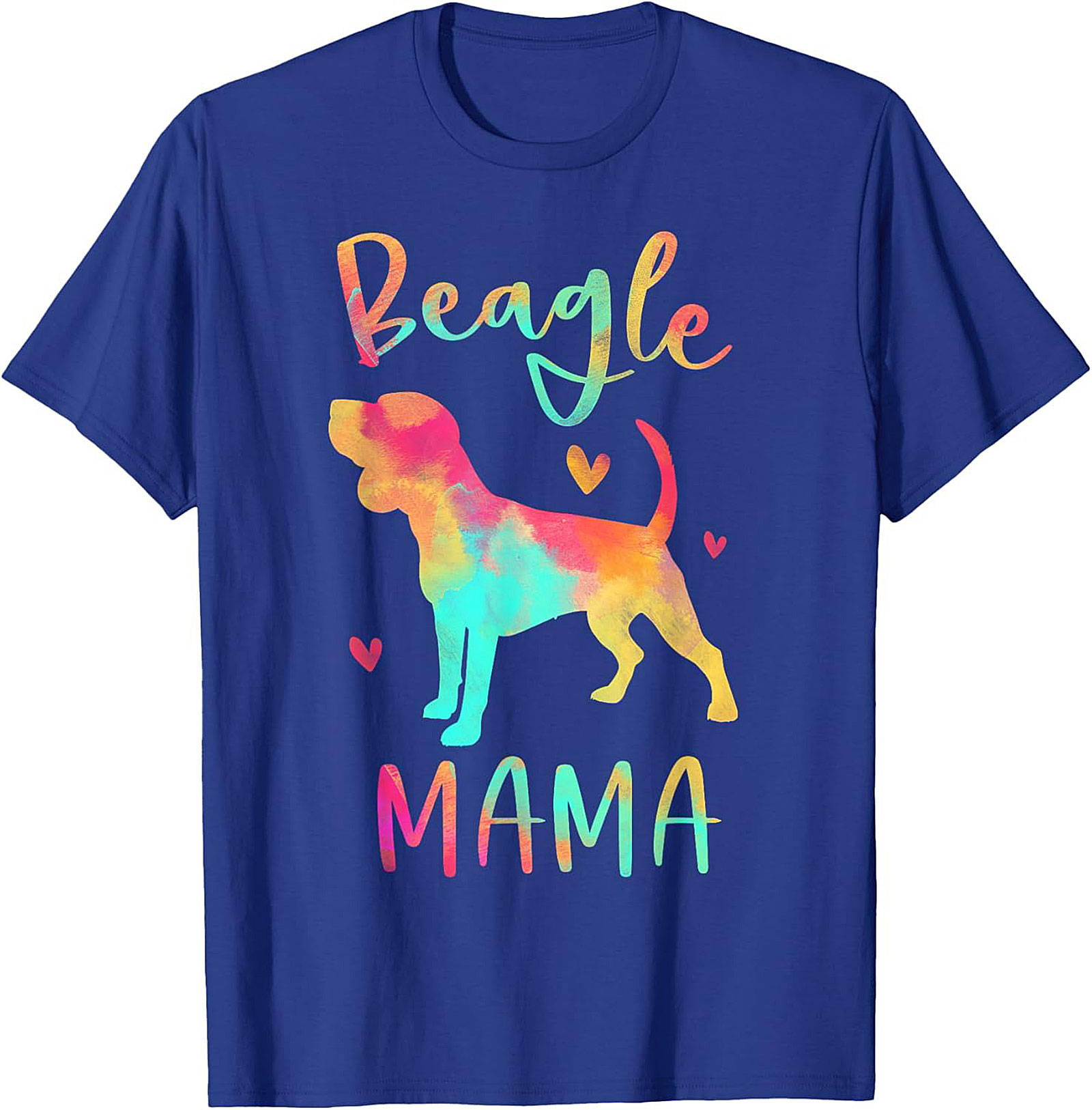 Watercolor Beagle Mama T-Shirt – Vibrant Dog Lover Graphic Tee