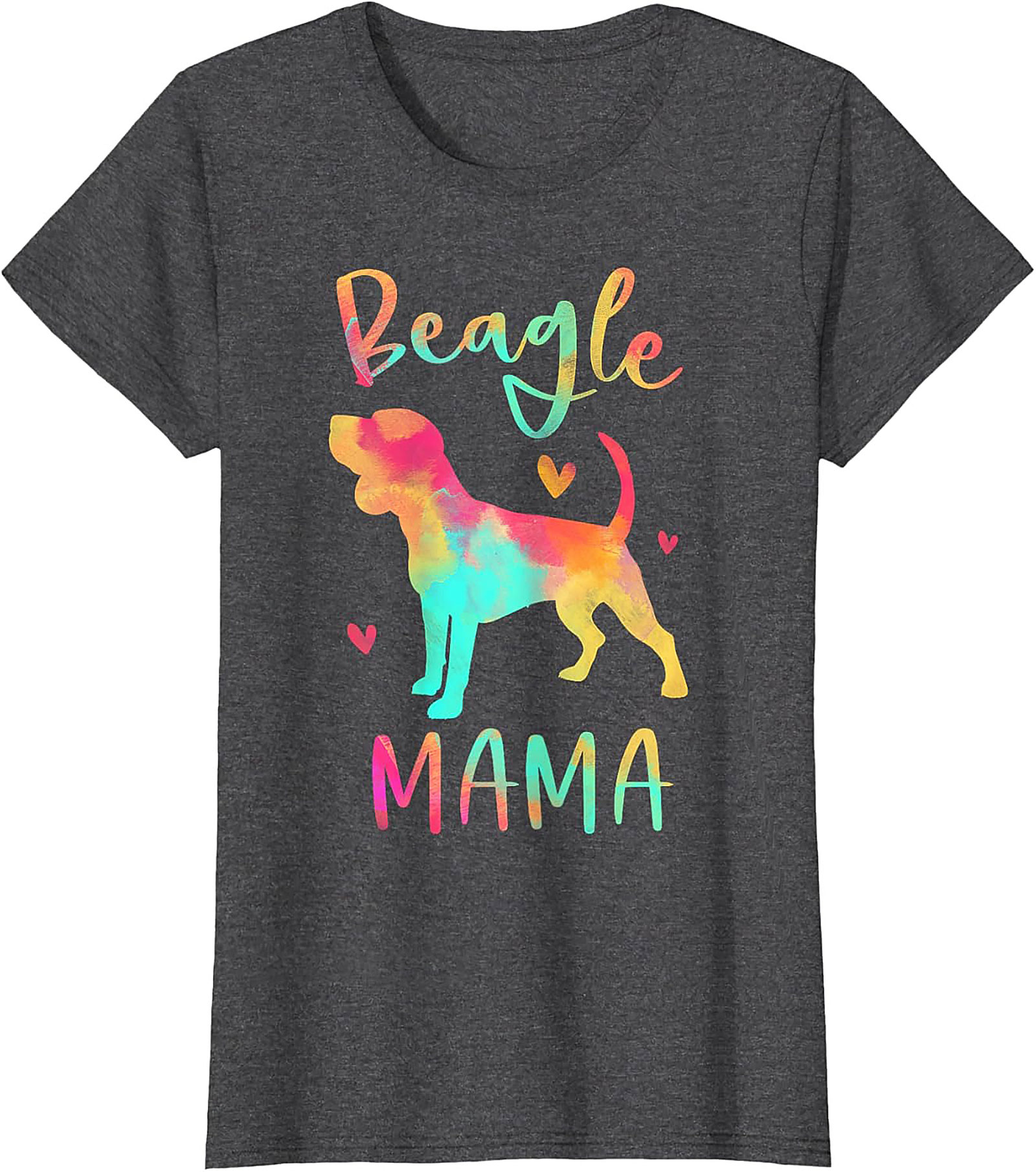 Watercolor Beagle Mama T-Shirt – Vibrant Dog Lover Graphic Tee