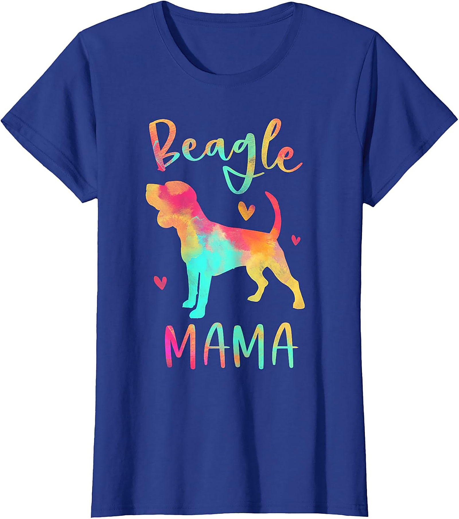 Watercolor Beagle Mama T-Shirt – Vibrant Dog Lover Graphic Tee