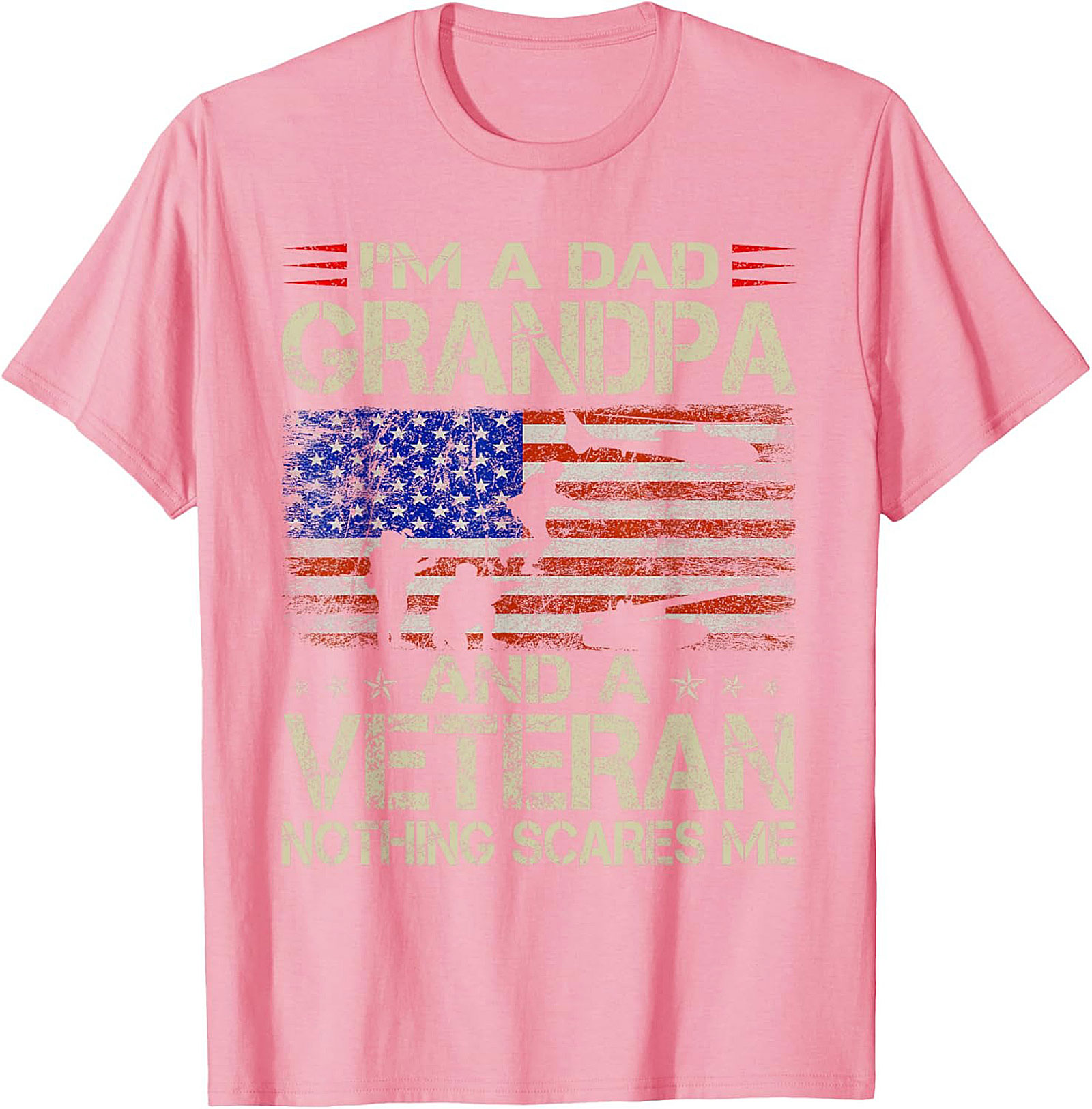 Veteran Grandpa T-shirt | Patriotic Military Graphic Tee