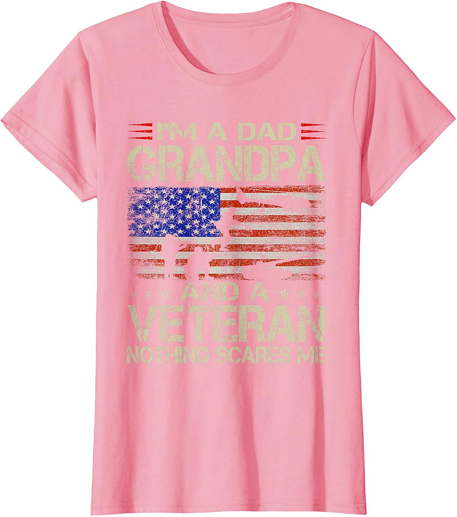 Veteran Grandpa T-shirt | Patriotic Military Graphic Tee