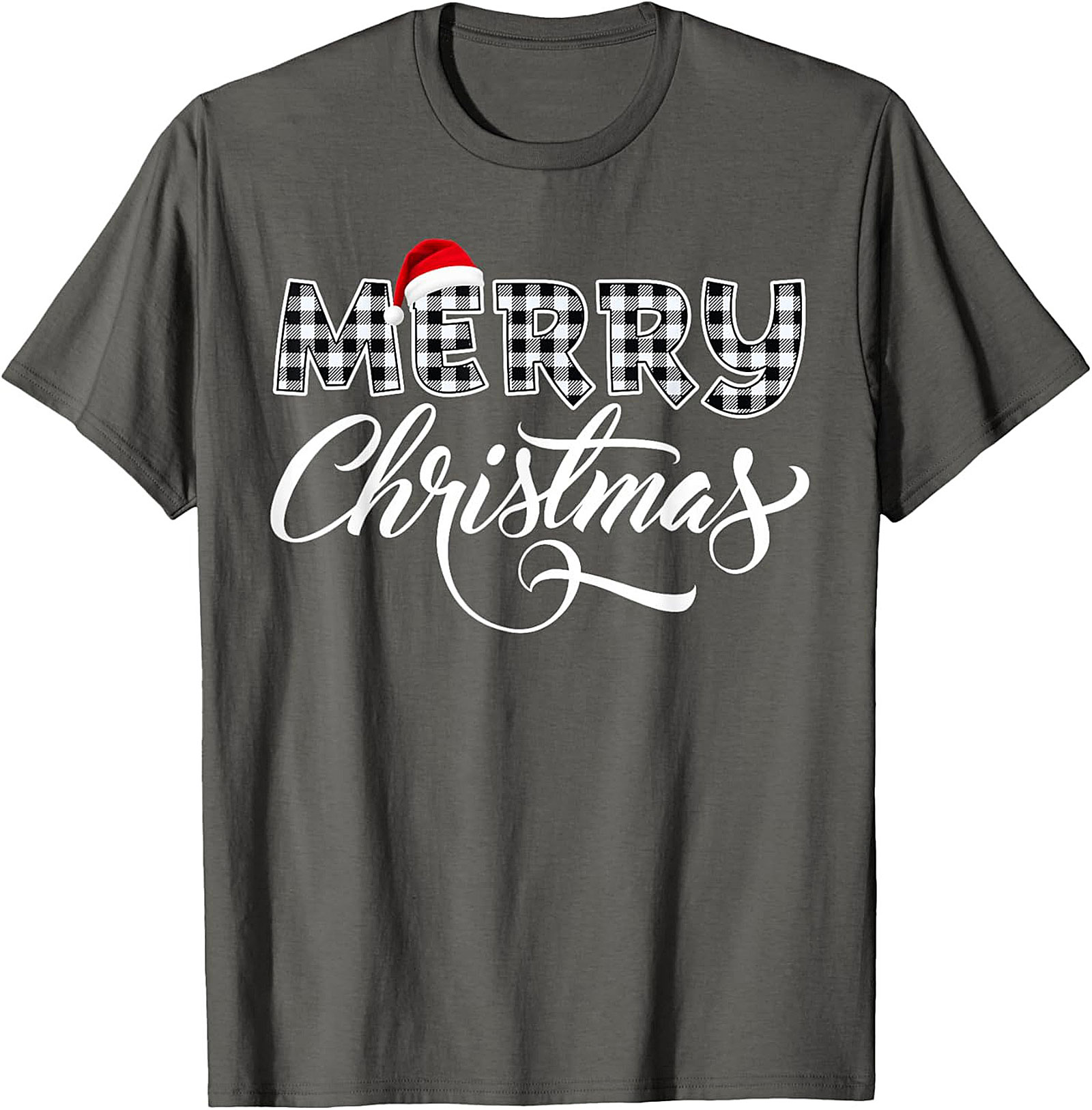 Cozy Buffalo Plaid Christmas T-shirt Holiday Graphic Tee