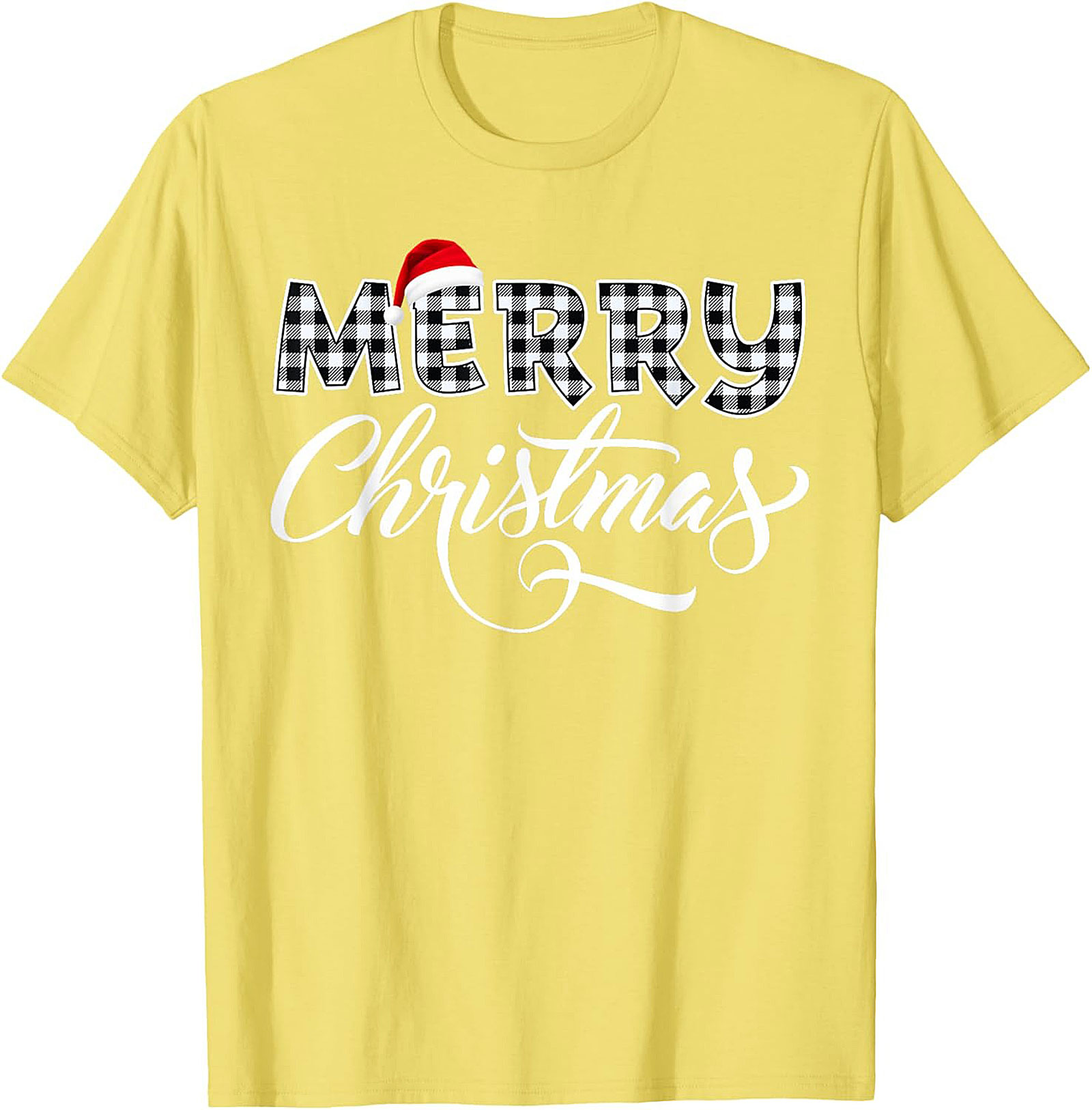 Cozy Buffalo Plaid Christmas T-shirt Holiday Graphic Tee