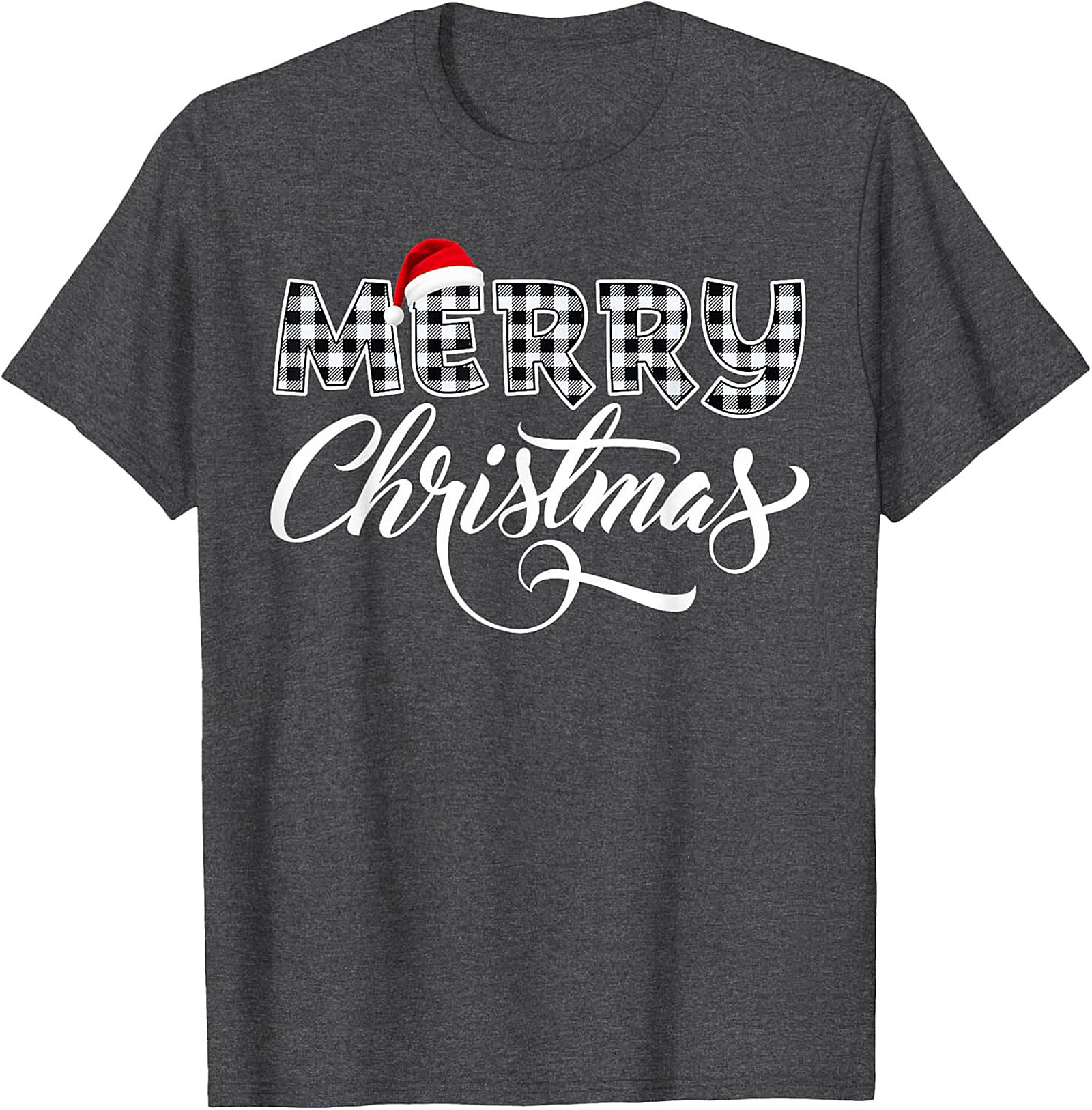 Cozy Buffalo Plaid Christmas T-shirt Holiday Graphic Tee