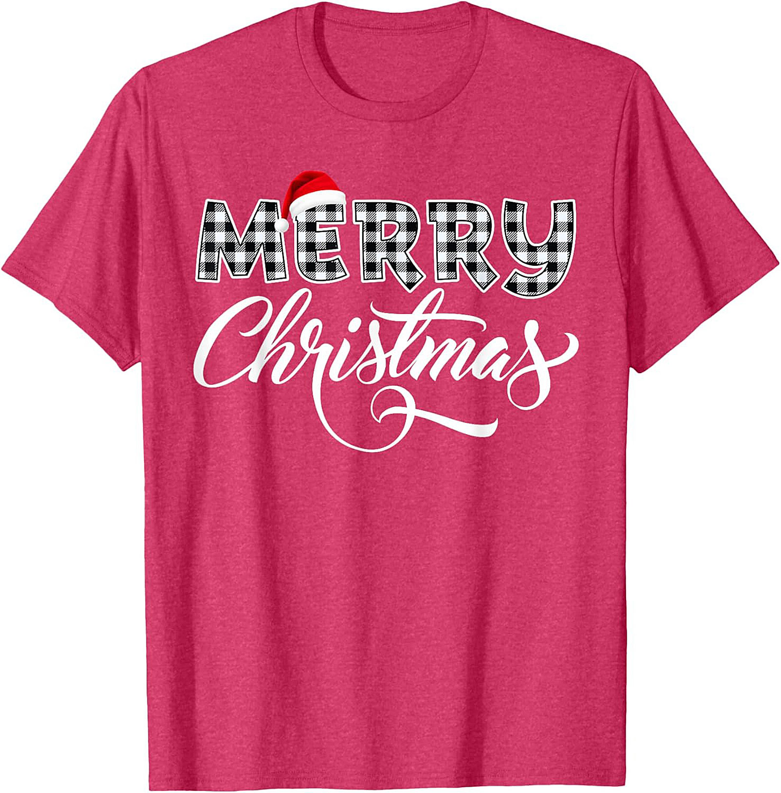 Cozy Buffalo Plaid Christmas T-shirt Holiday Graphic Tee