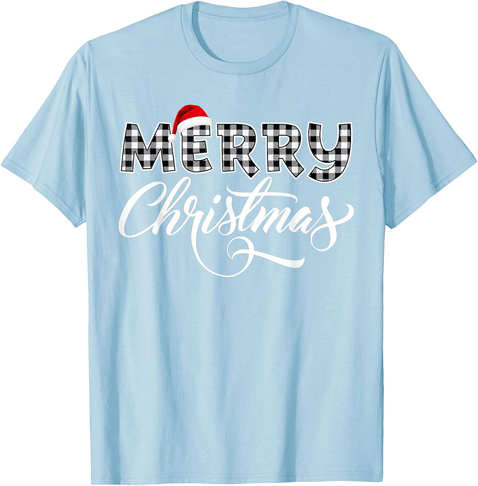 Cozy Buffalo Plaid Christmas T-shirt Holiday Graphic Tee
