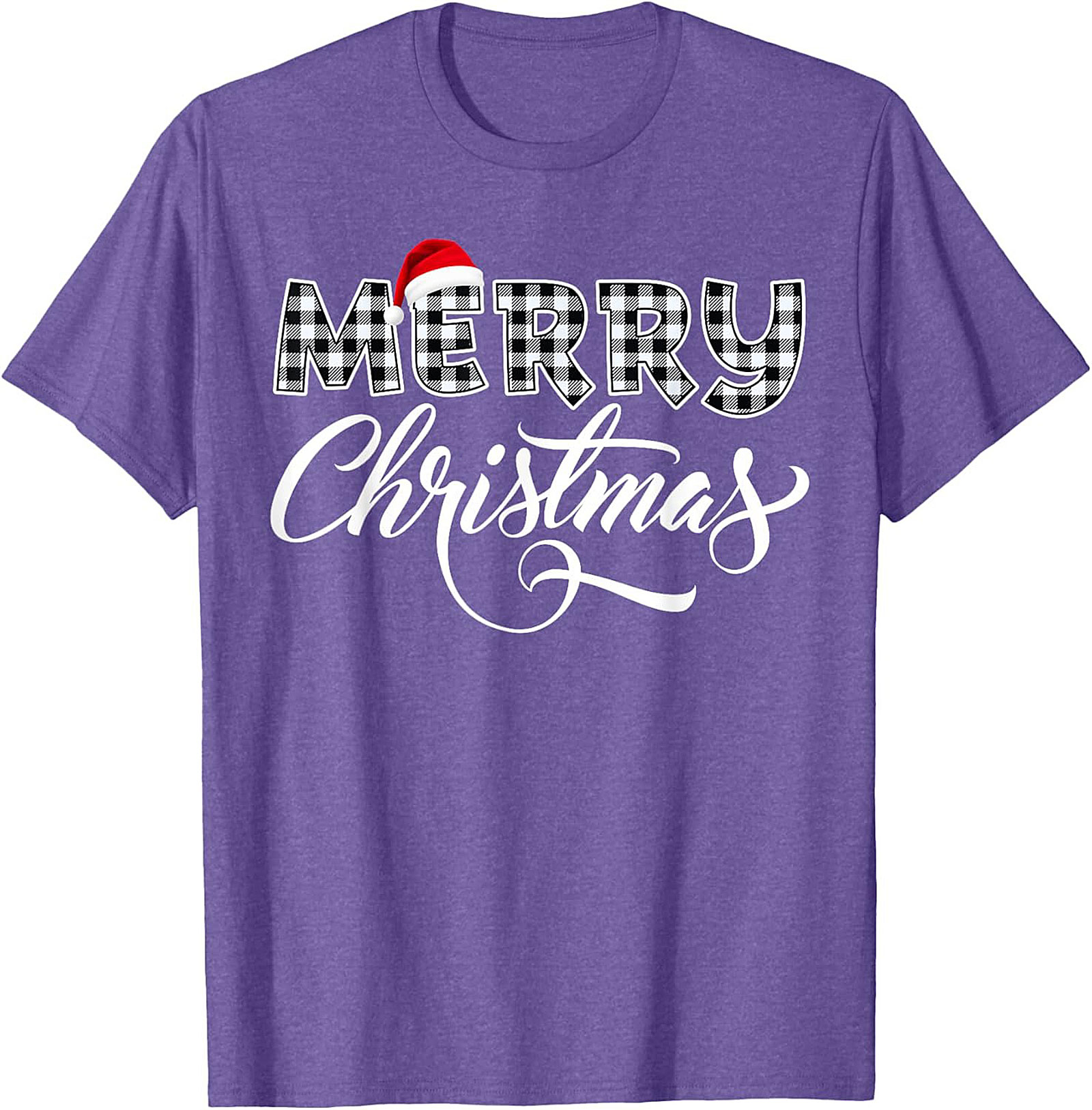 Cozy Buffalo Plaid Christmas T-shirt Holiday Graphic Tee
