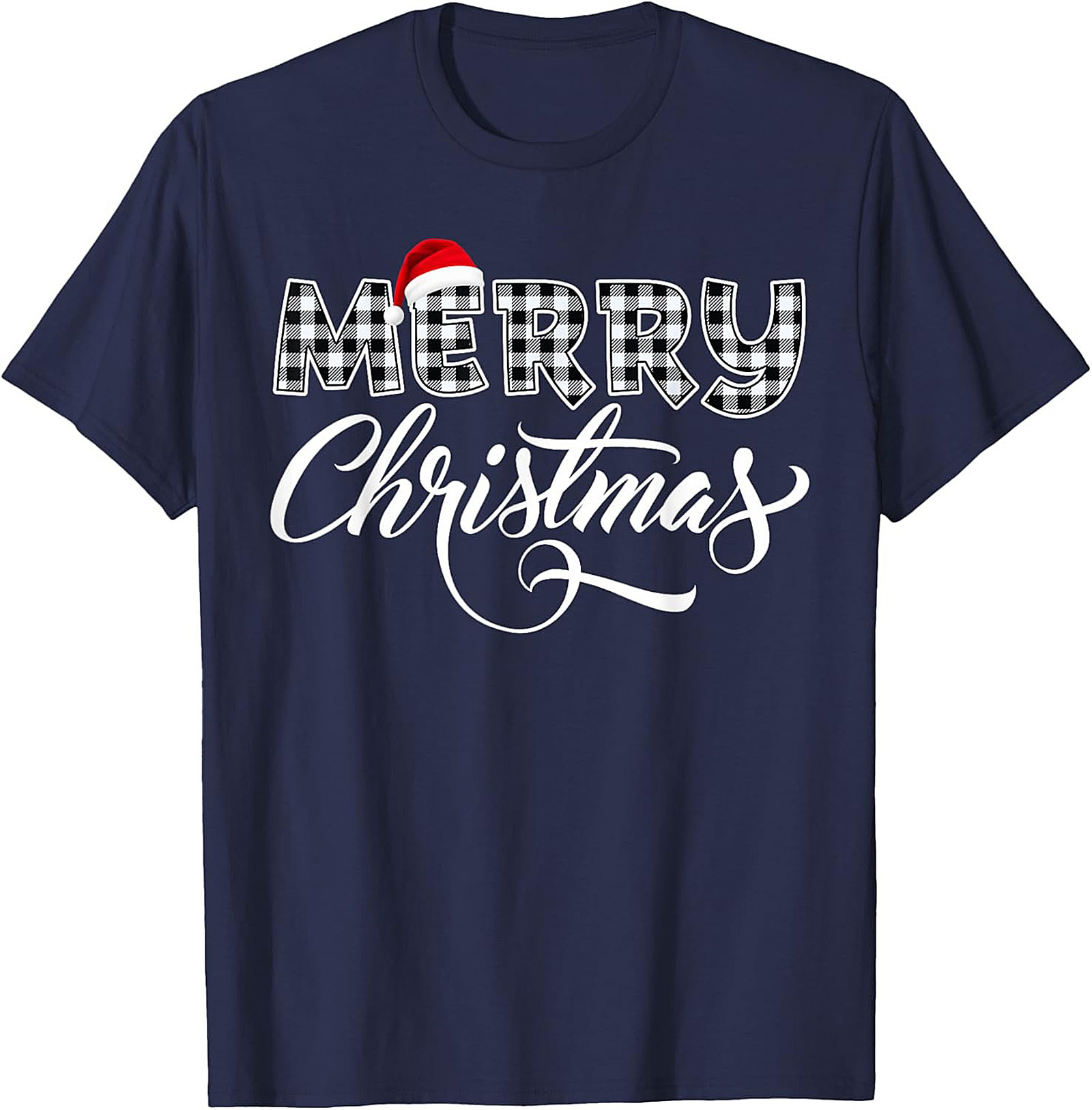 Cozy Buffalo Plaid Christmas T-shirt Holiday Graphic Tee