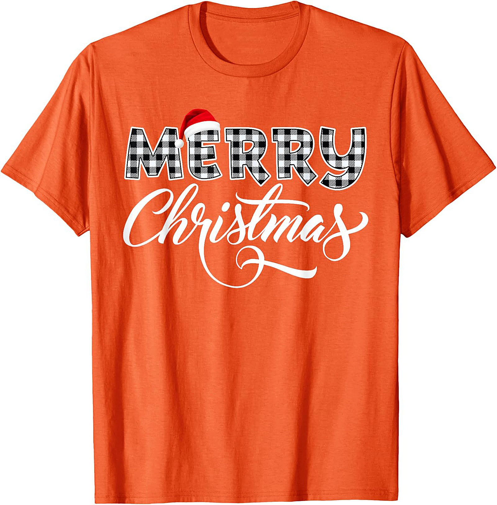Cozy Buffalo Plaid Christmas T-shirt Holiday Graphic Tee