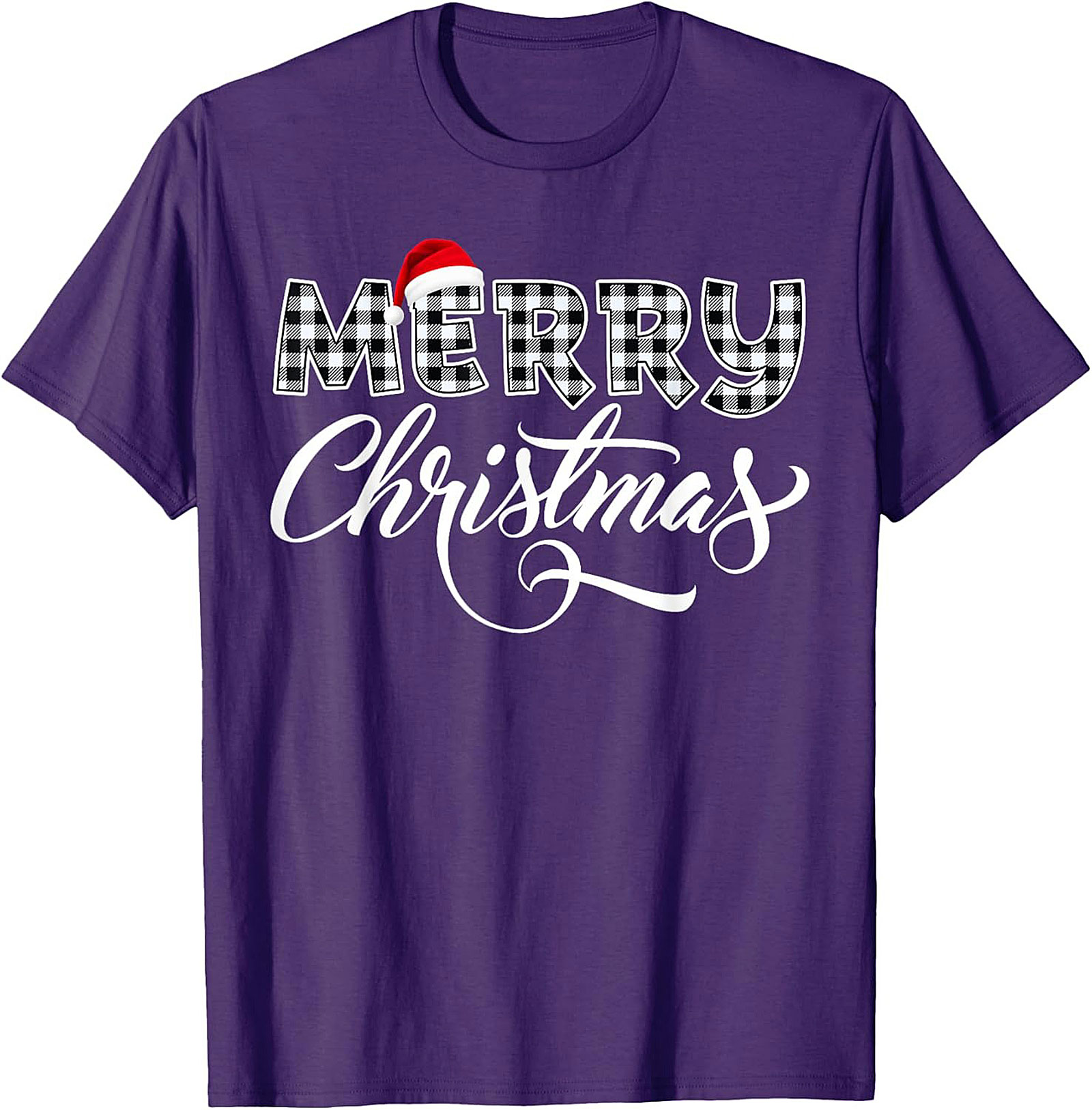 Cozy Buffalo Plaid Christmas T-shirt Holiday Graphic Tee