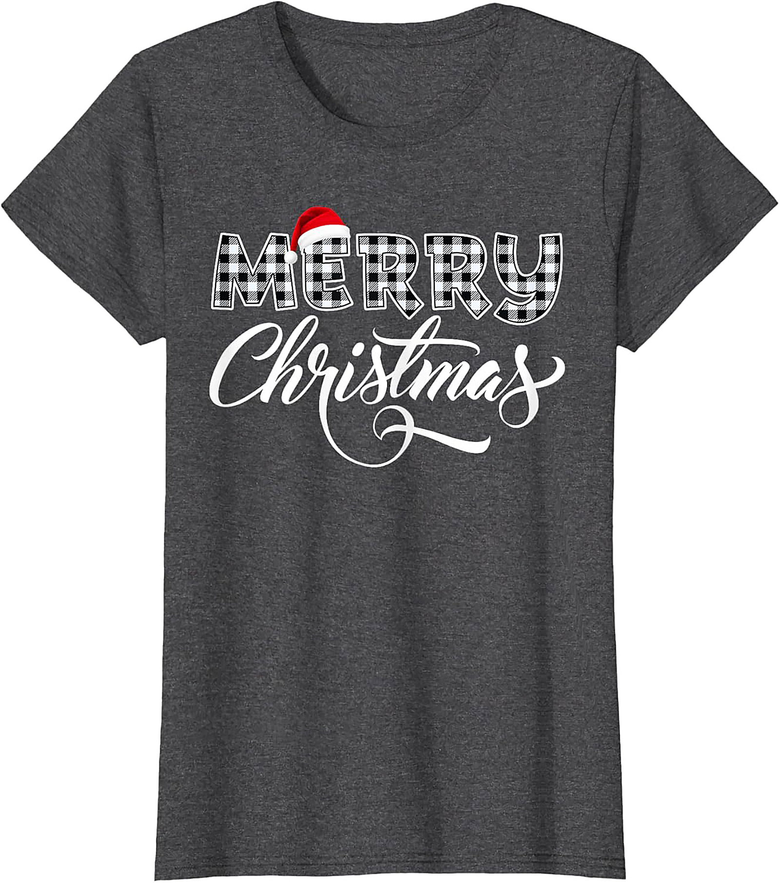 Cozy Buffalo Plaid Christmas T-shirt Holiday Graphic Tee