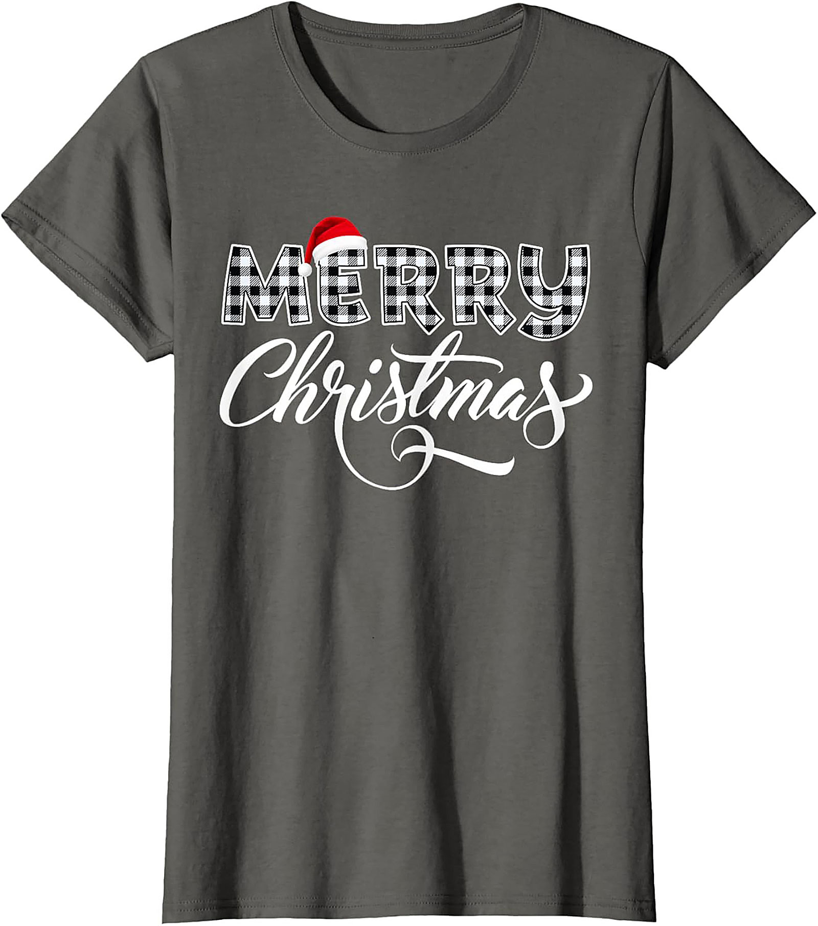 Cozy Buffalo Plaid Christmas T-shirt Holiday Graphic Tee